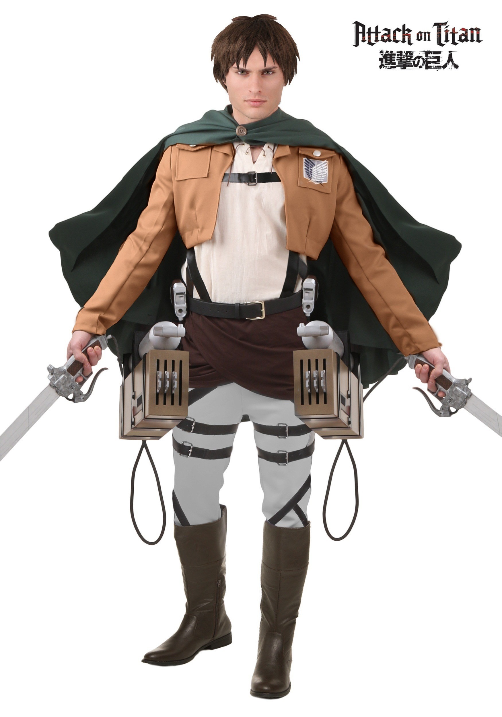 Men's Deluxe Attack on Titan Eren Jaeger Costume