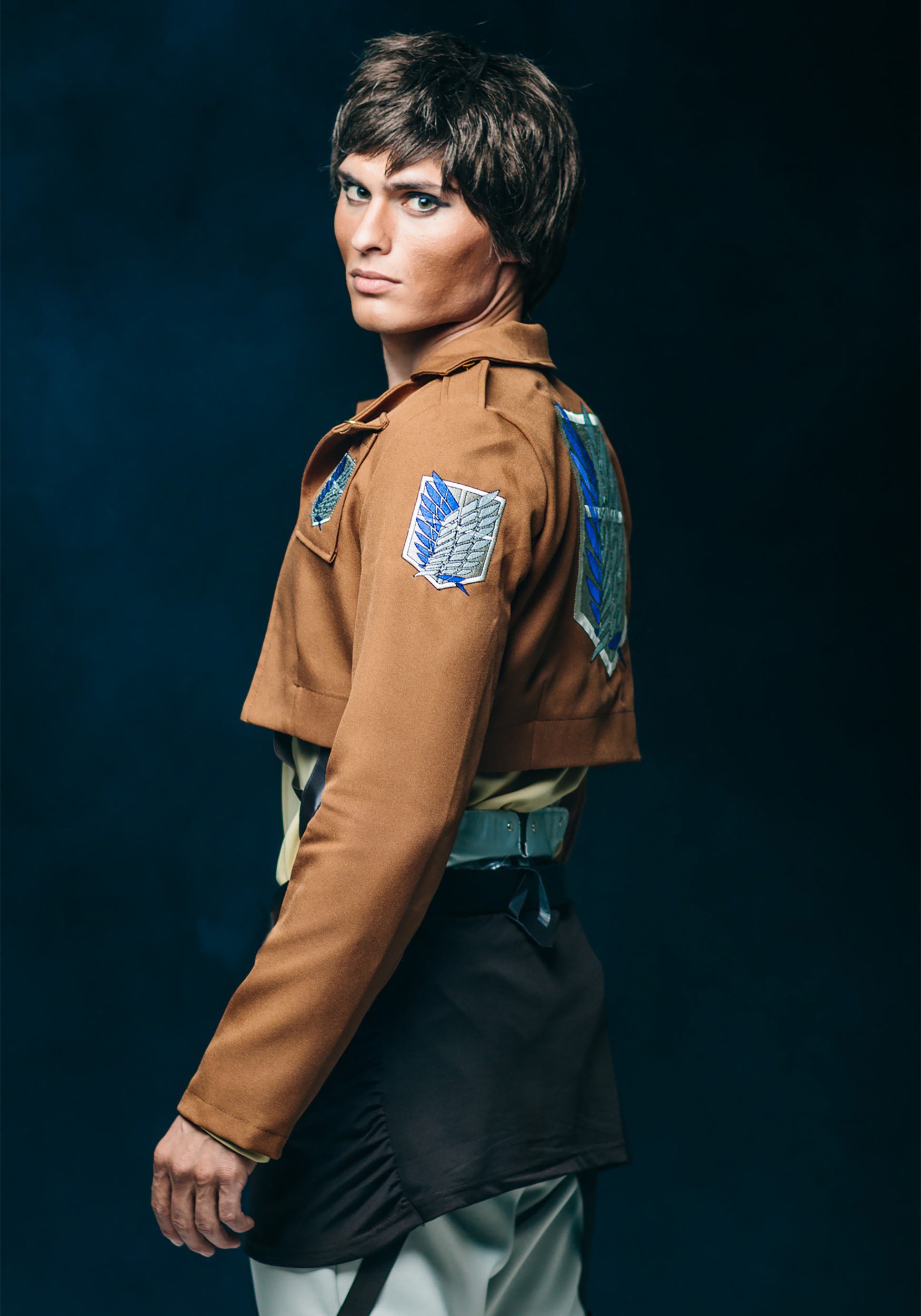 Men's Deluxe Attack on Titan Eren Jaeger Costume 3 Men's Deluxe Attack on Titan Eren Jaeger Costume