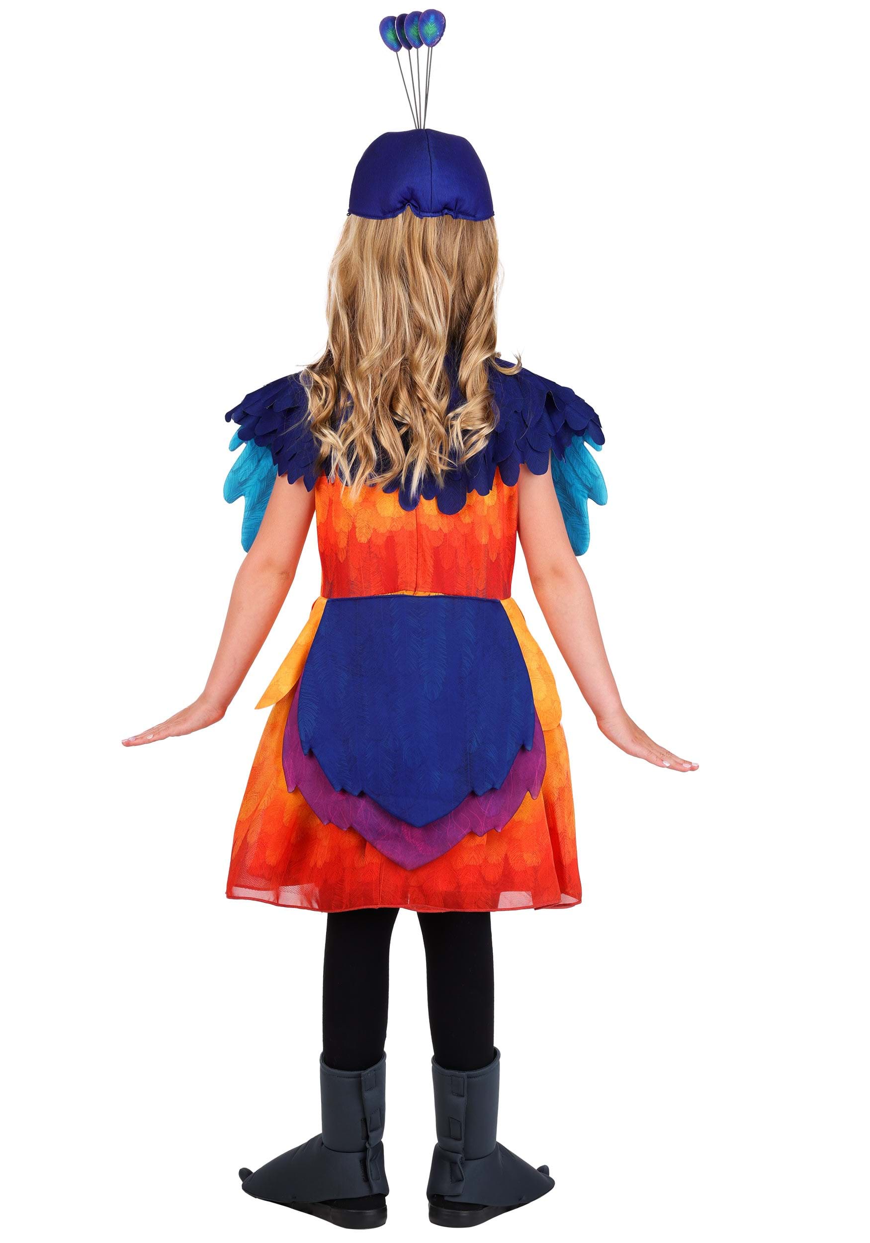 Girl's Pixar UP Kevin Costume Dress 7 Girl's Pixar UP Kevin Costume Dress