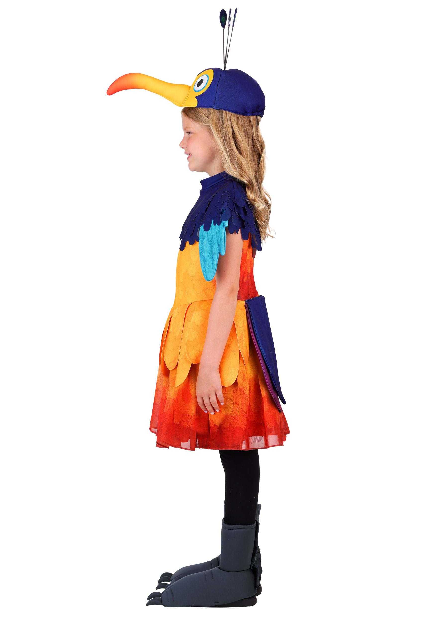 Girl's Pixar UP Kevin Costume Dress 8 Girl's Pixar UP Kevin Costume Dress