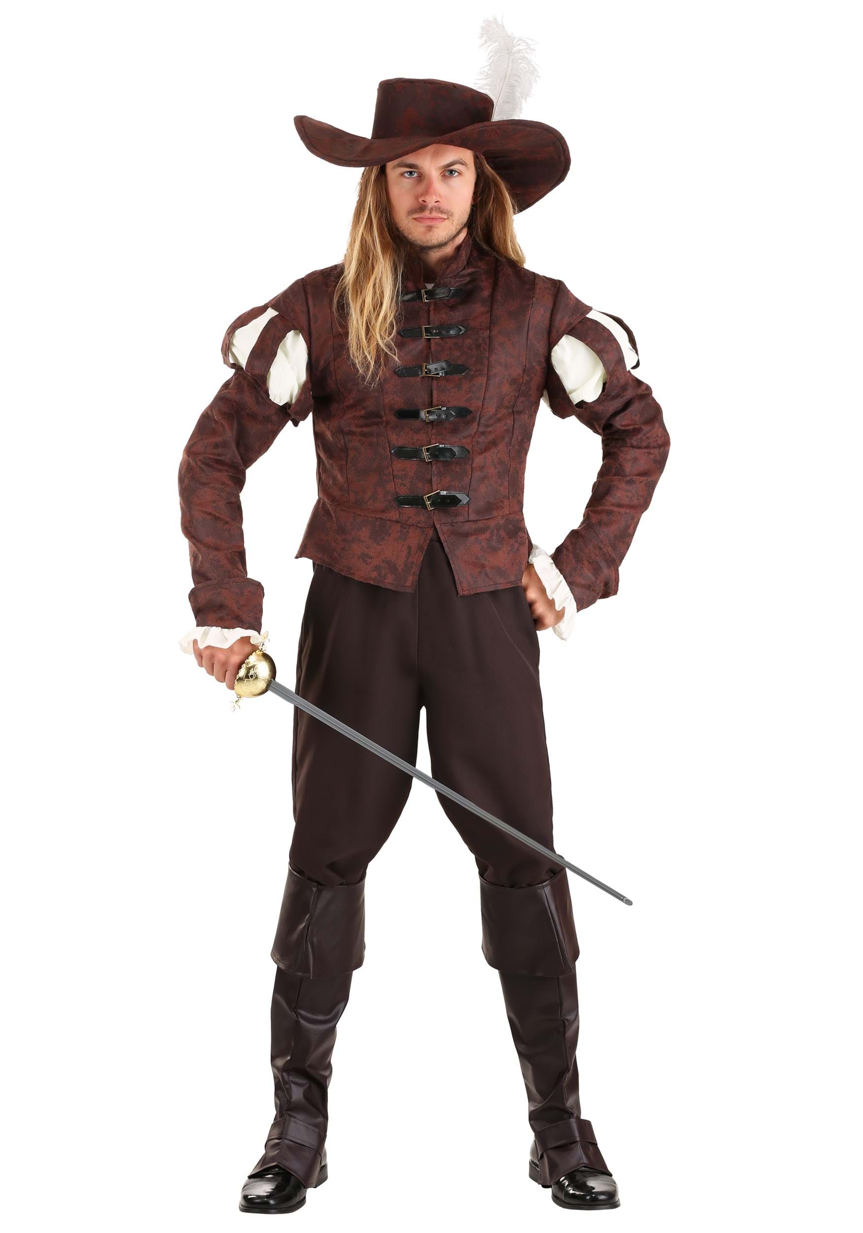 Suave Swordsman Costume for Men