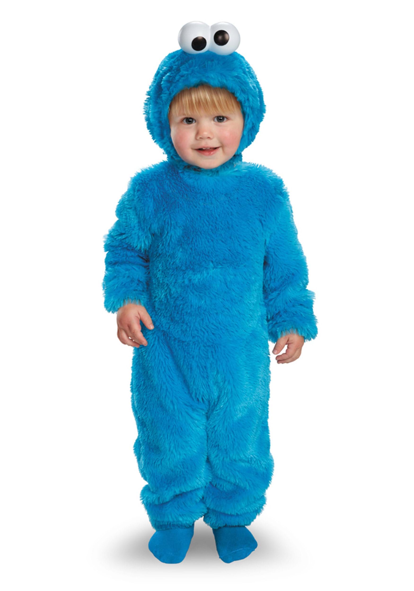 Cookie Monster Costume with Light-Up Eyes