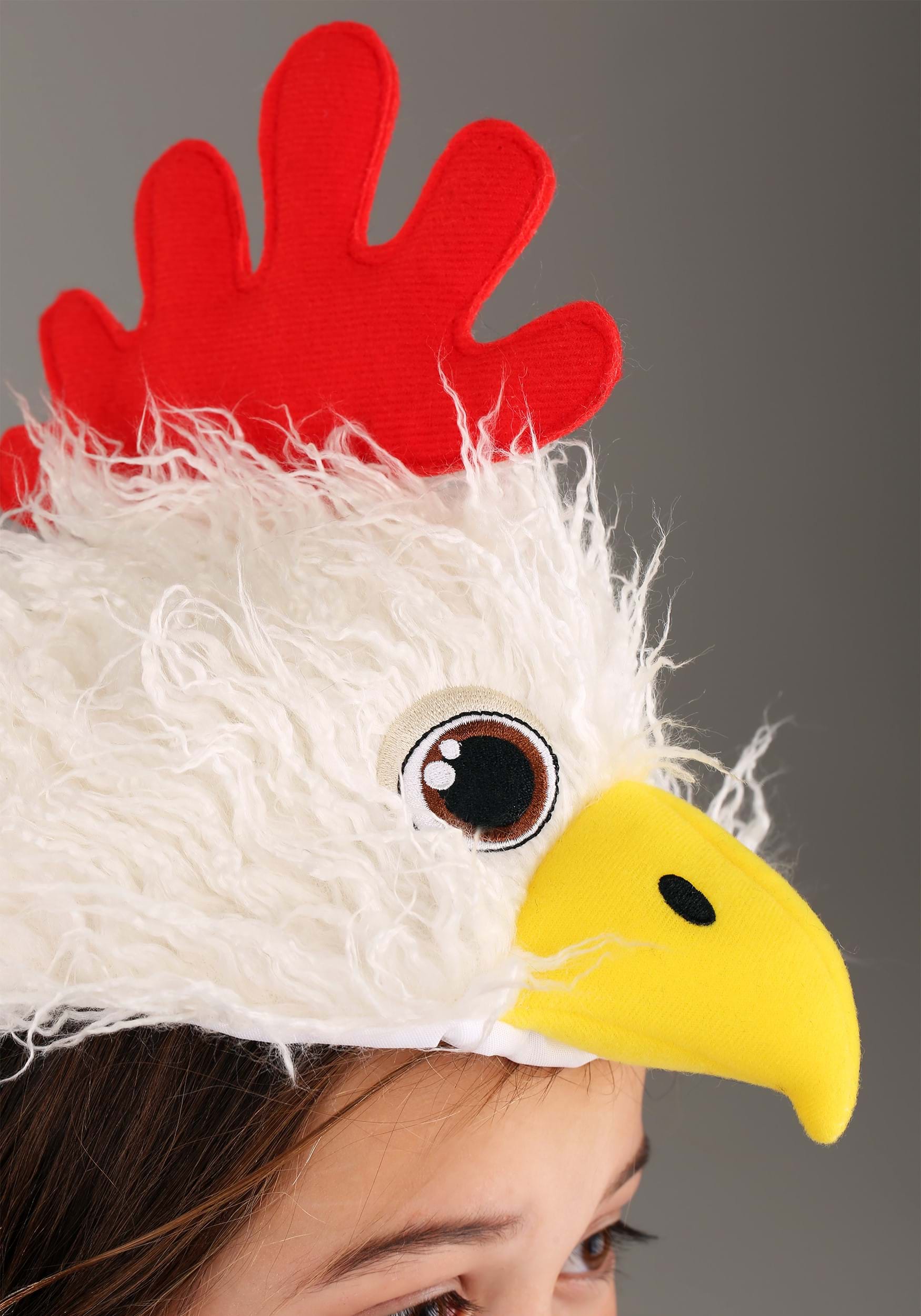 Chicken Soft Tail & Headband Costume Accessory Kit
