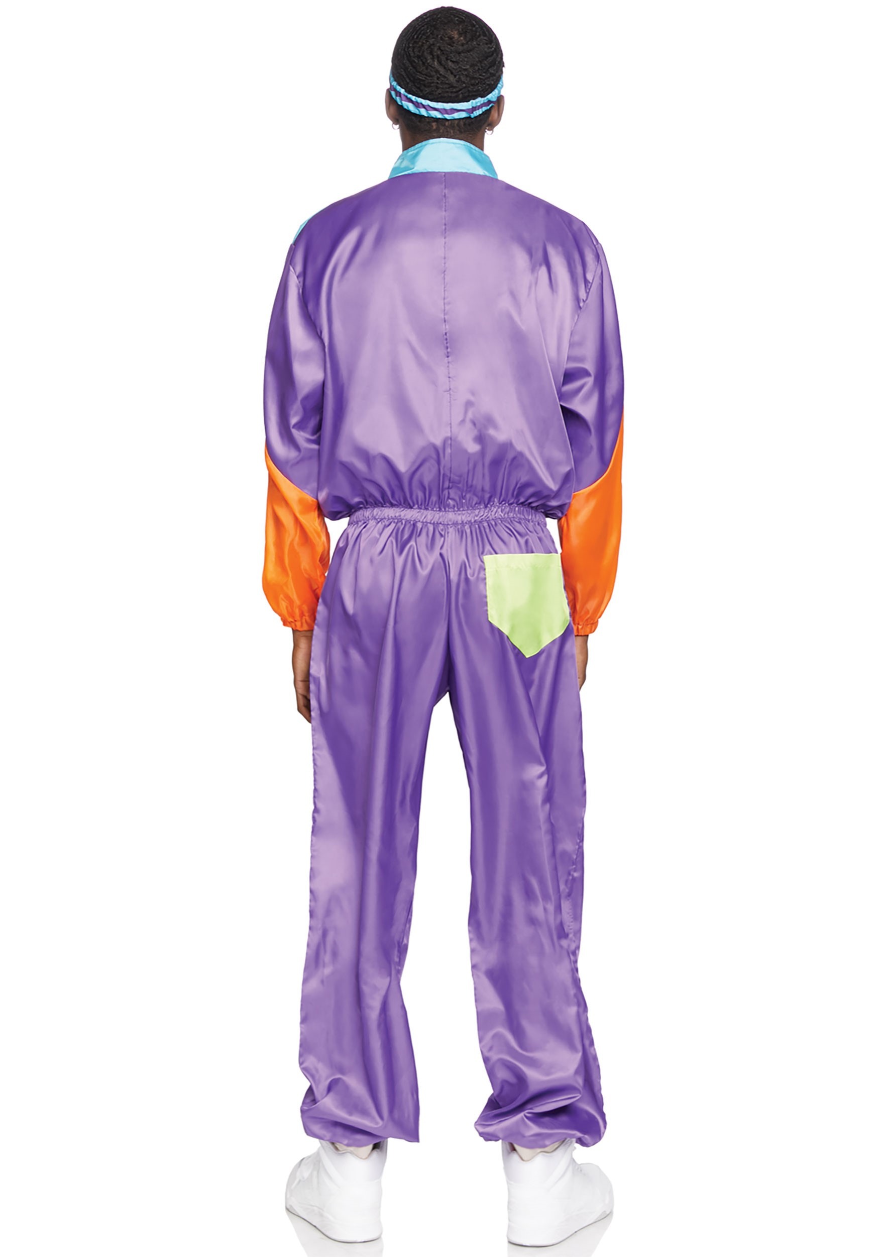 Awesome 80s Men's Track Suit Costume