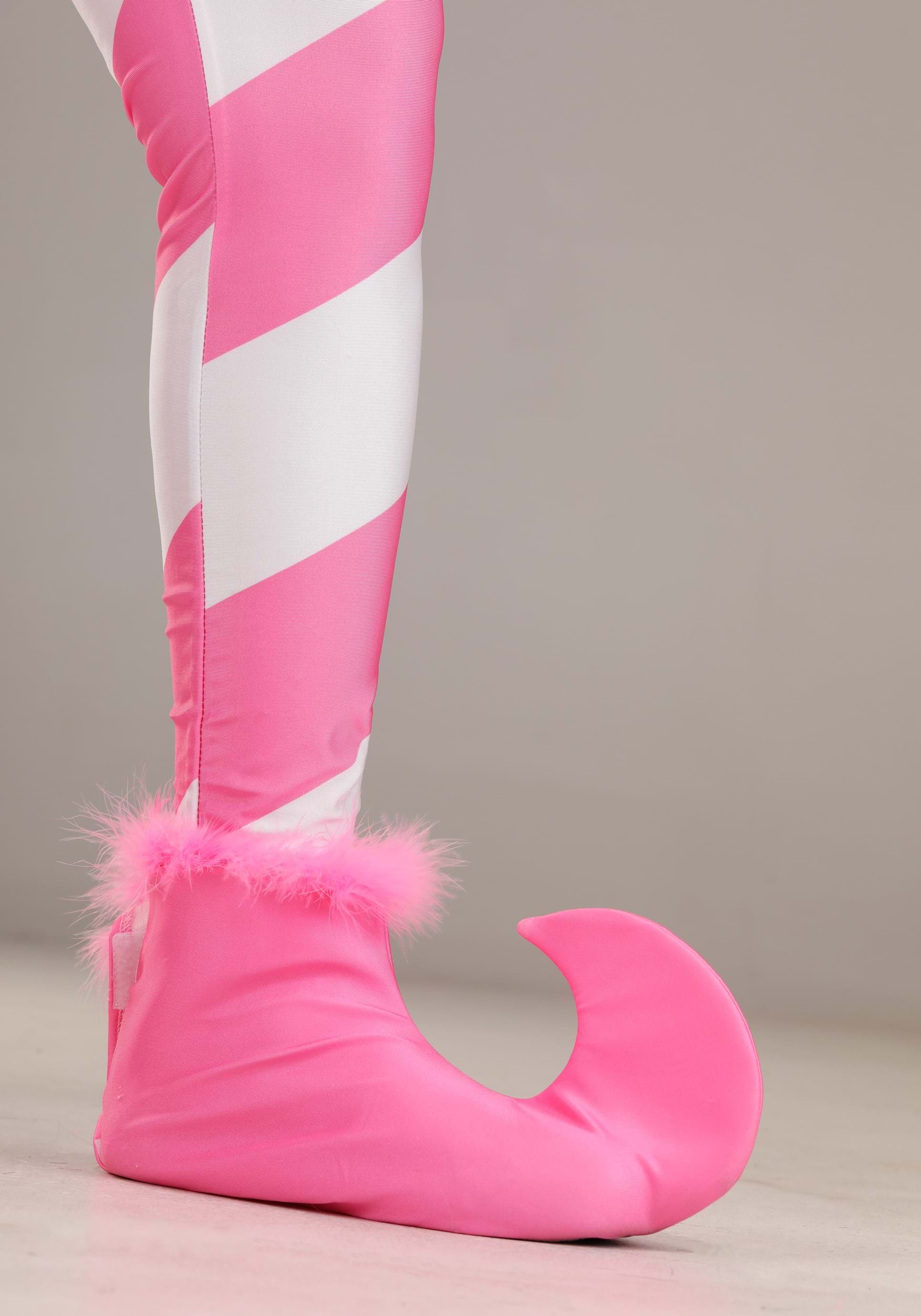 Women's Pink Candy Cane Jumpsuit