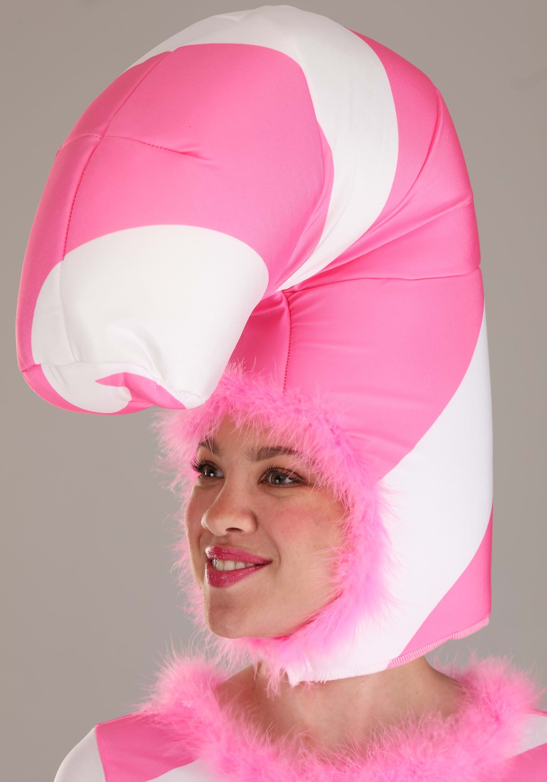 Women's Pink Candy Cane Jumpsuit