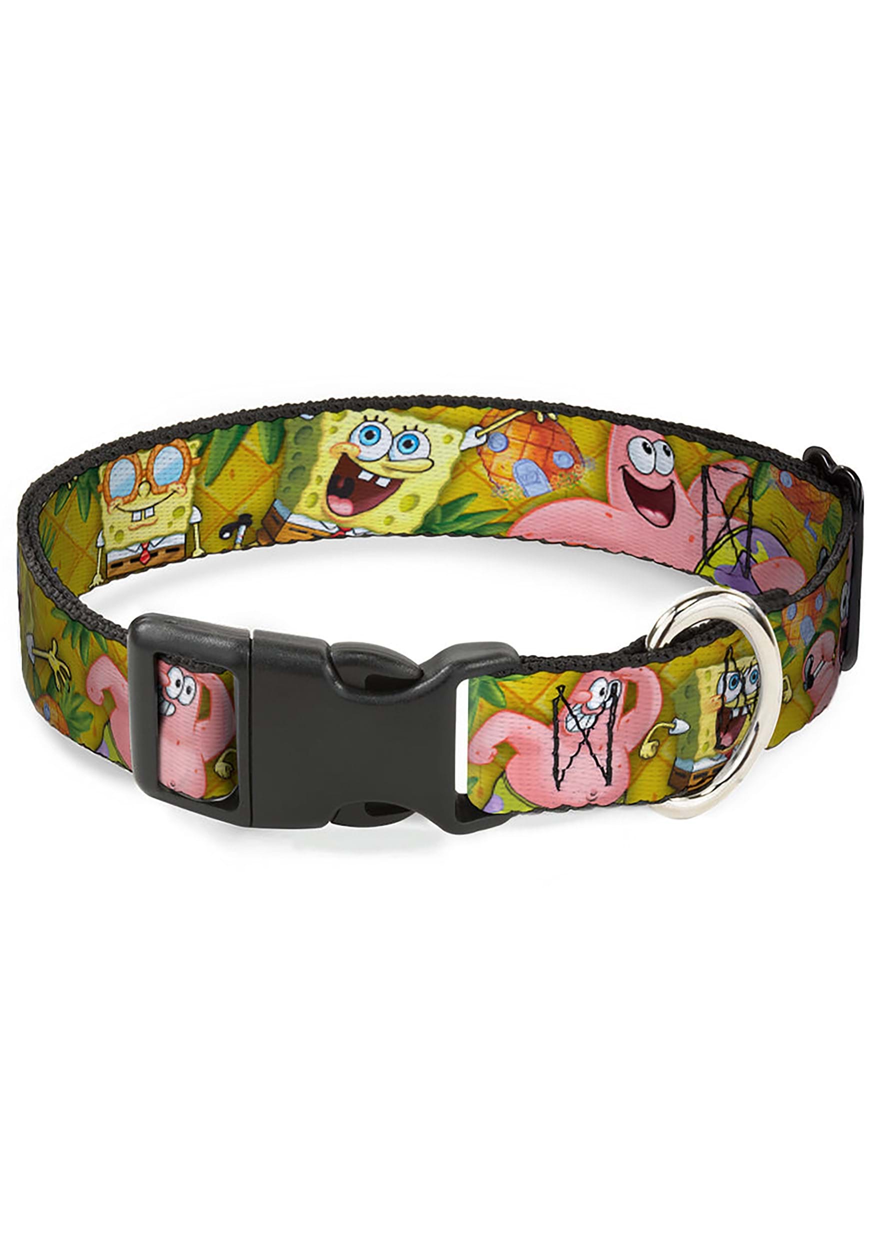 Spongebob & Patrick Starfish Pineapple Pet Collar