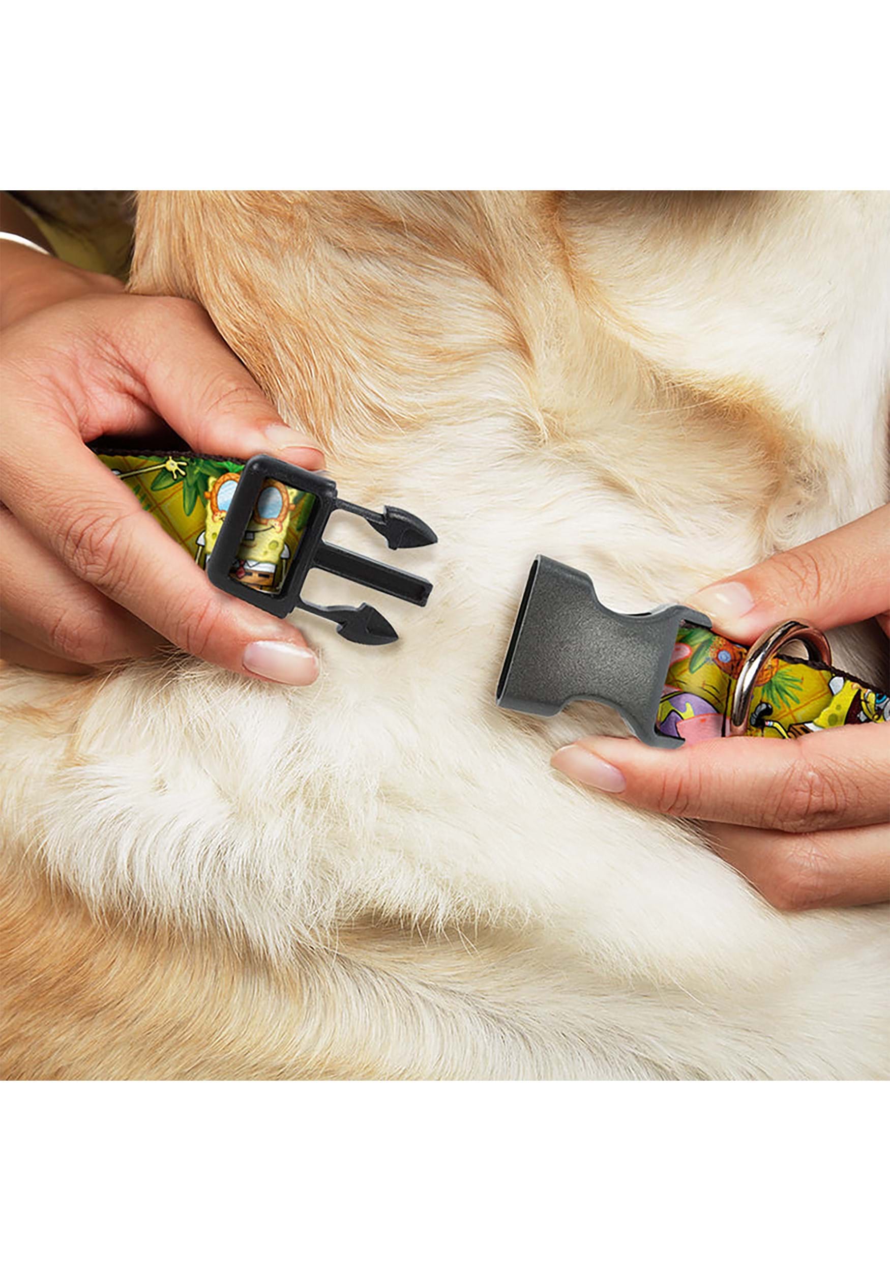 Spongebob & Patrick Starfish Pineapple Pet Collar