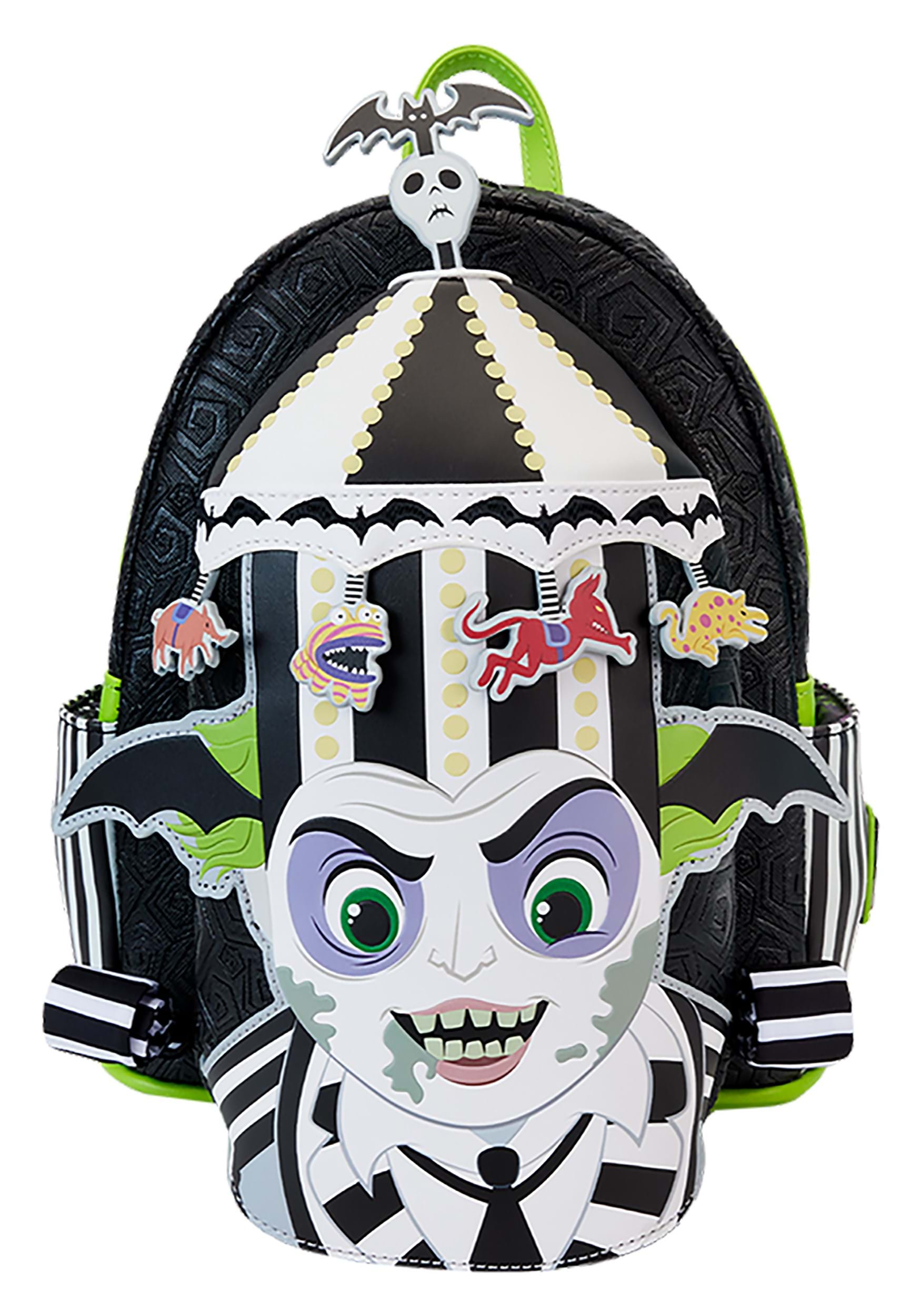 Loungefly Beetlejuice Carousel Hat Light Up Cosplay Mini Backpack
