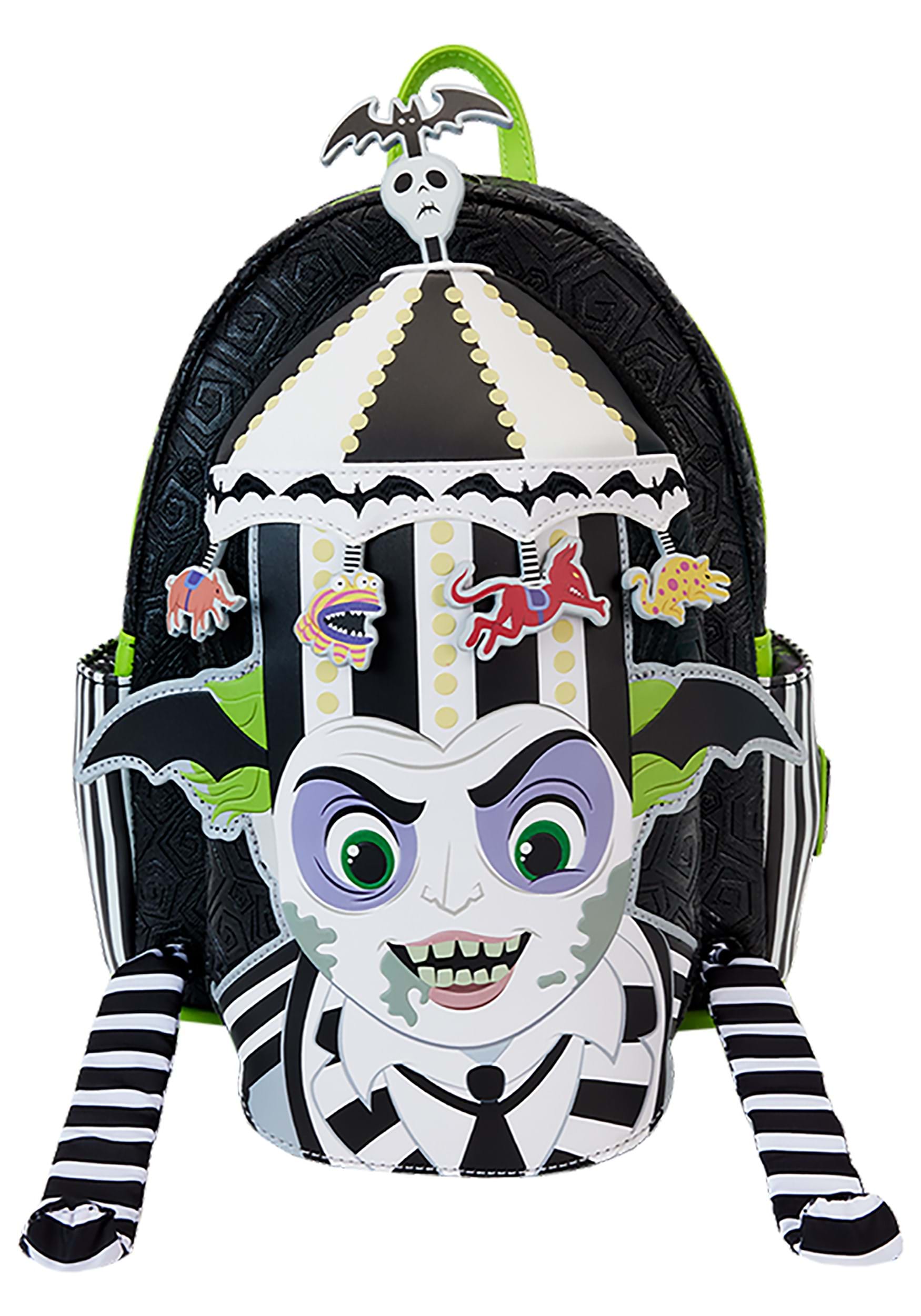 Loungefly Beetlejuice Carousel Hat Light Up Cosplay Mini Backpack