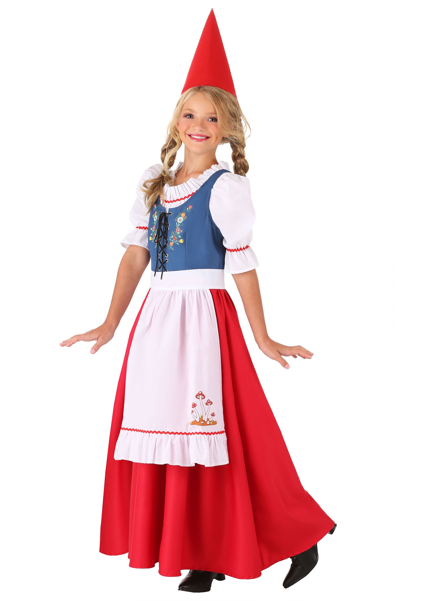 Girl's Garden Gnome Costume