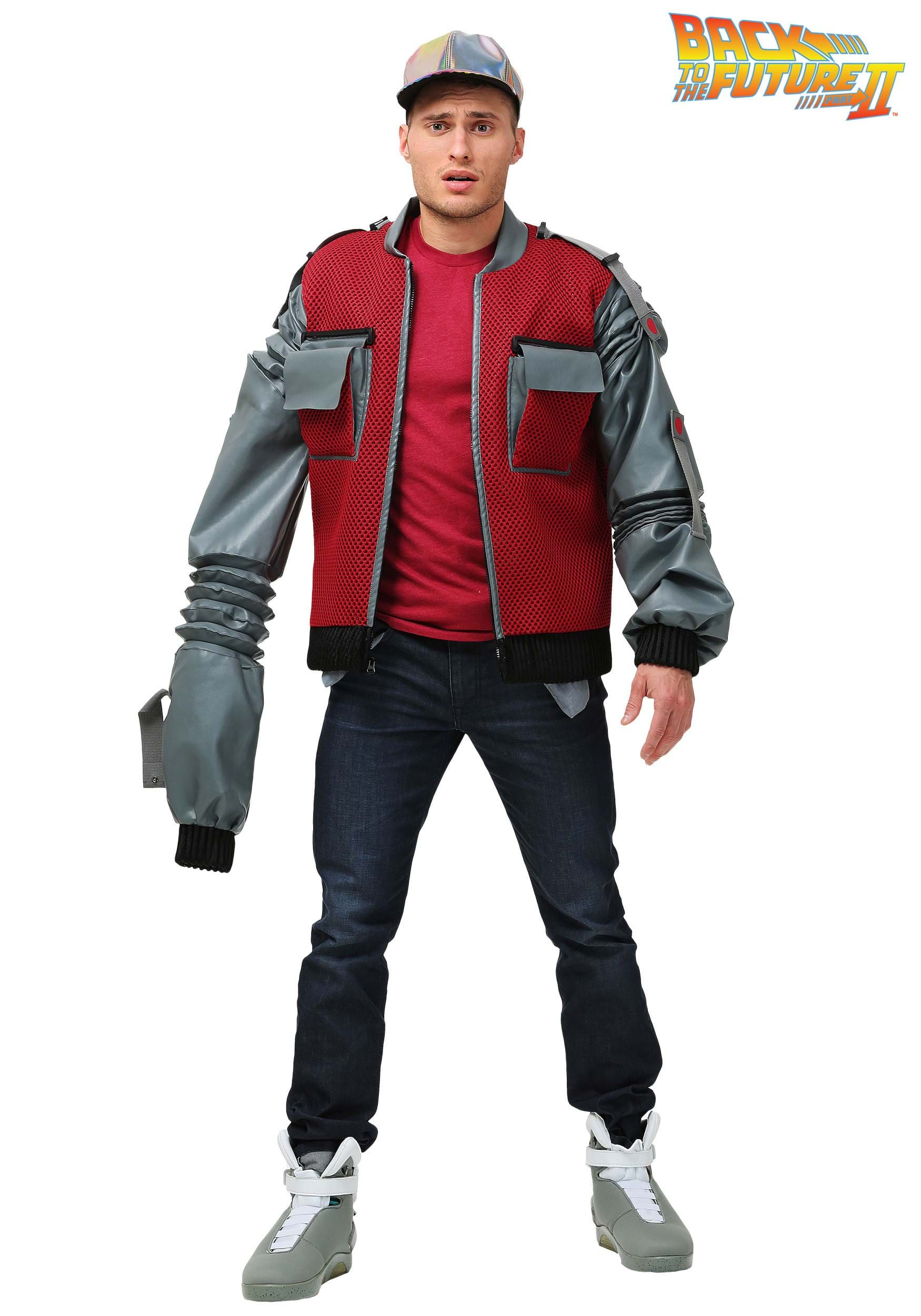 Authentic Marty McFly Men's Jacket Costume 1 Authentic Marty McFly Men's Jacket Costume