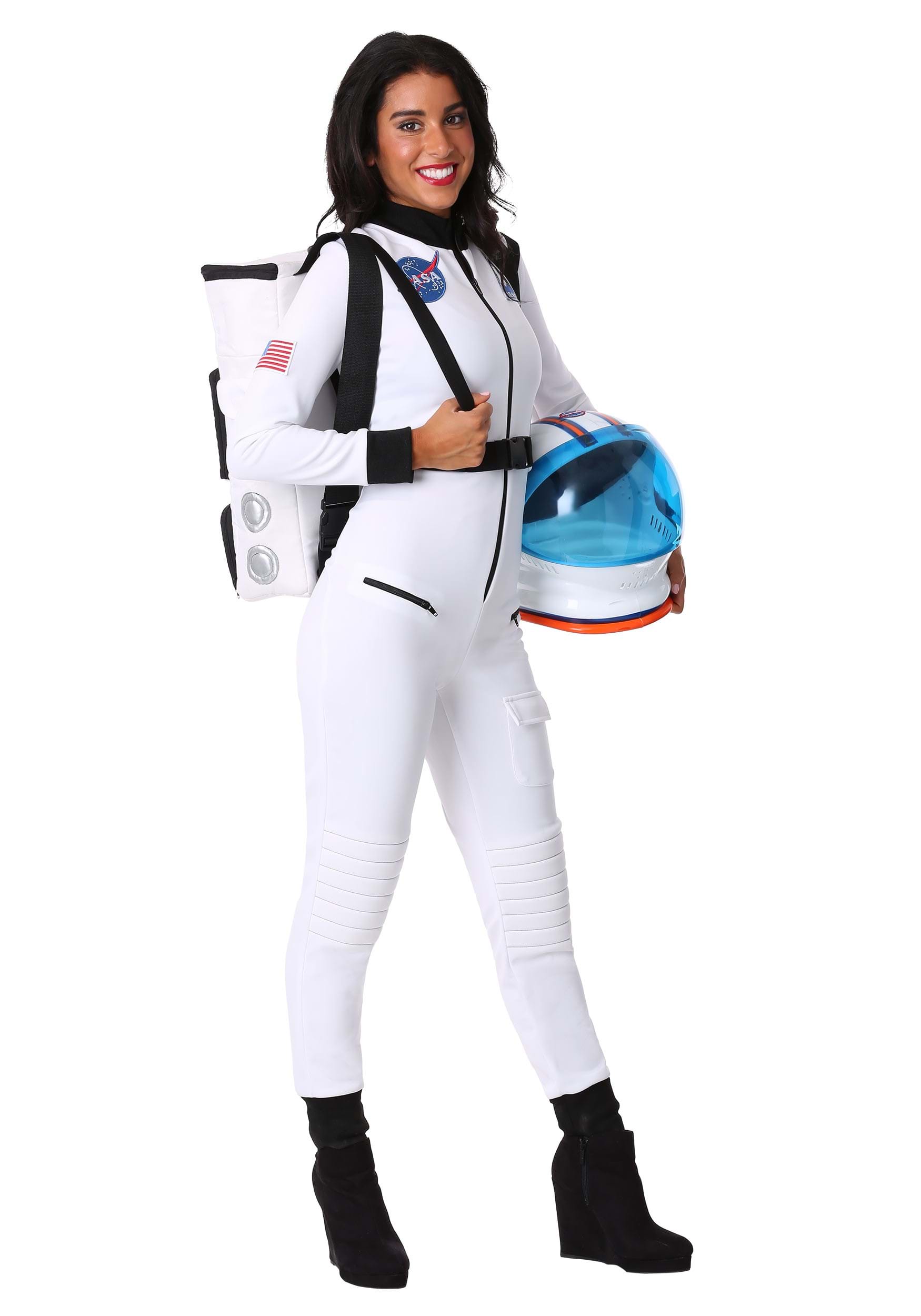 White Astronaut Suit Costume for Women