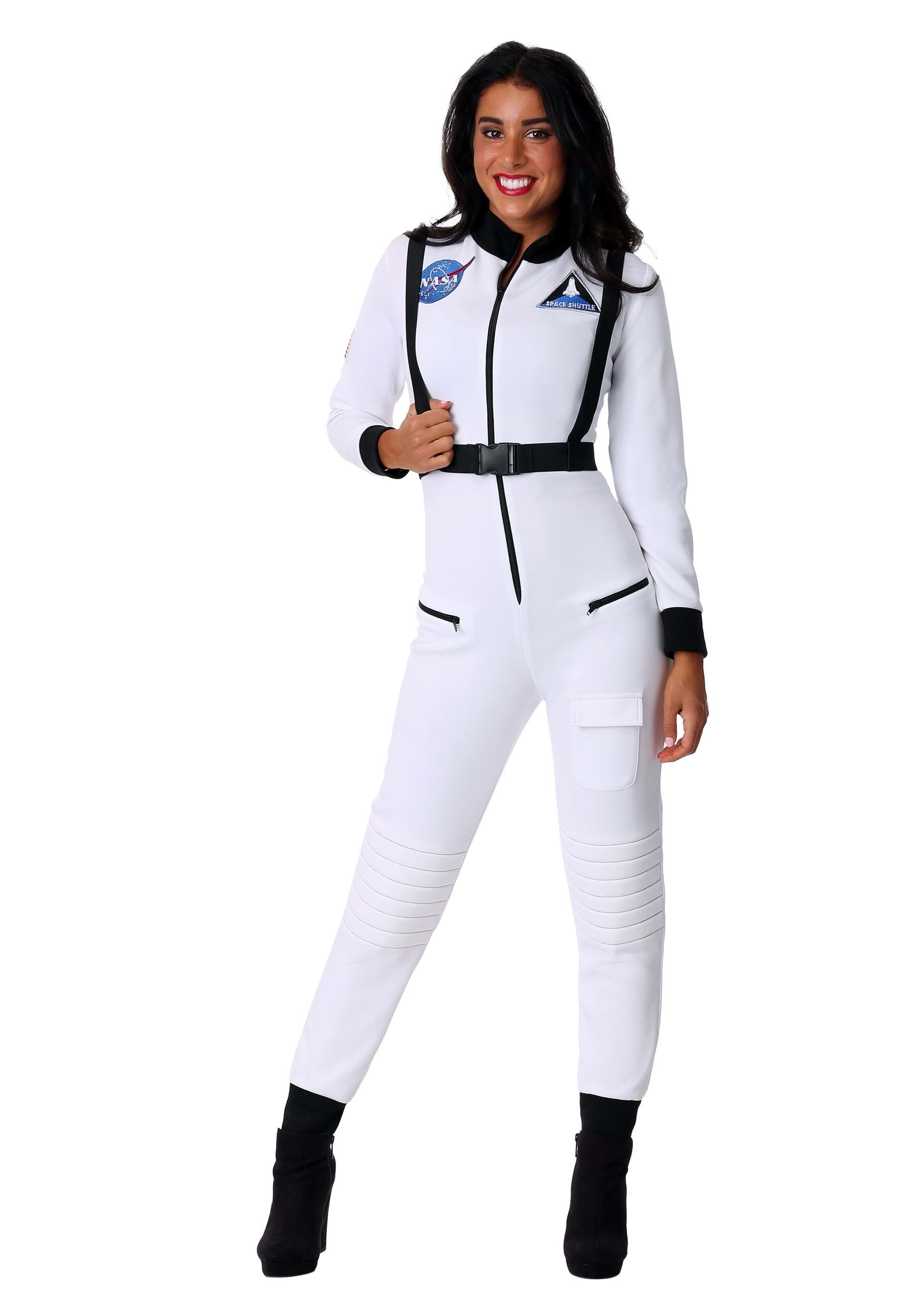 White Astronaut Suit Costume for Women