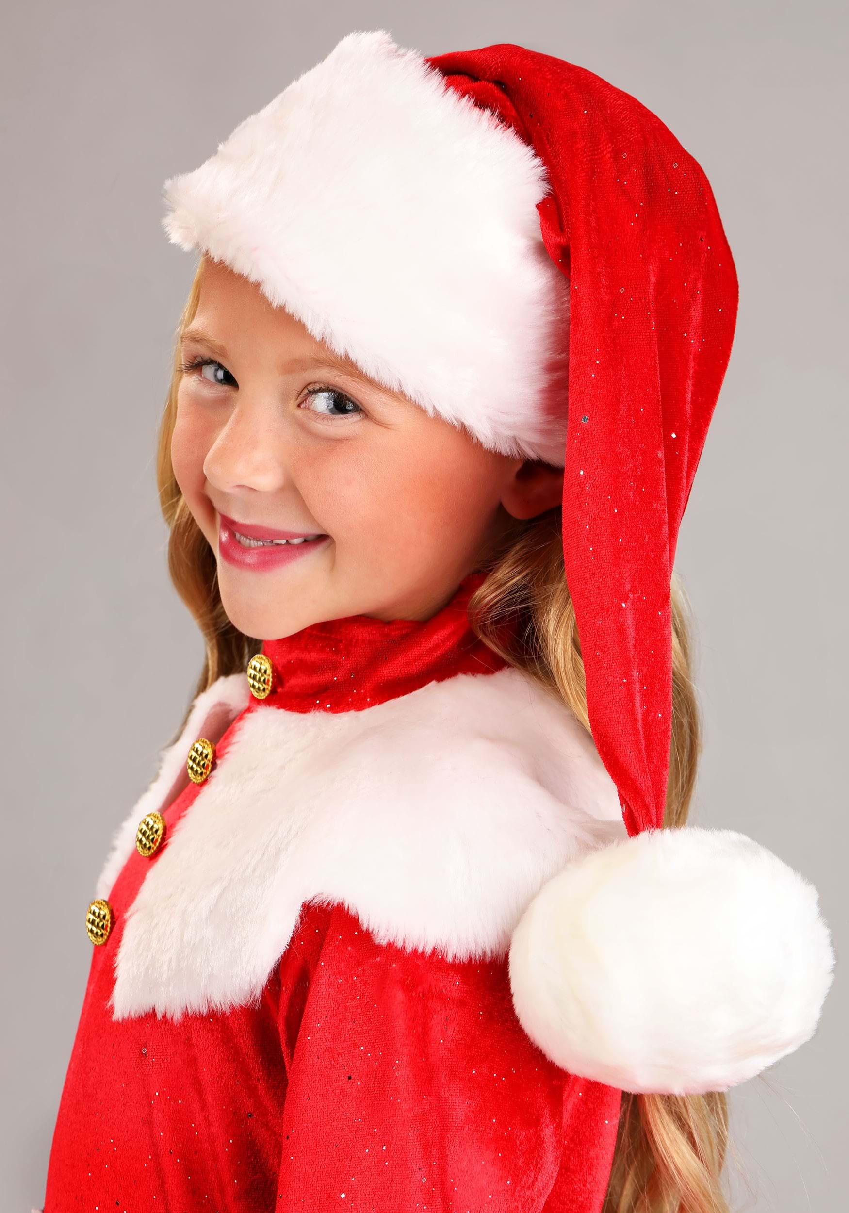 Premium Santa Costume Dress for Girls