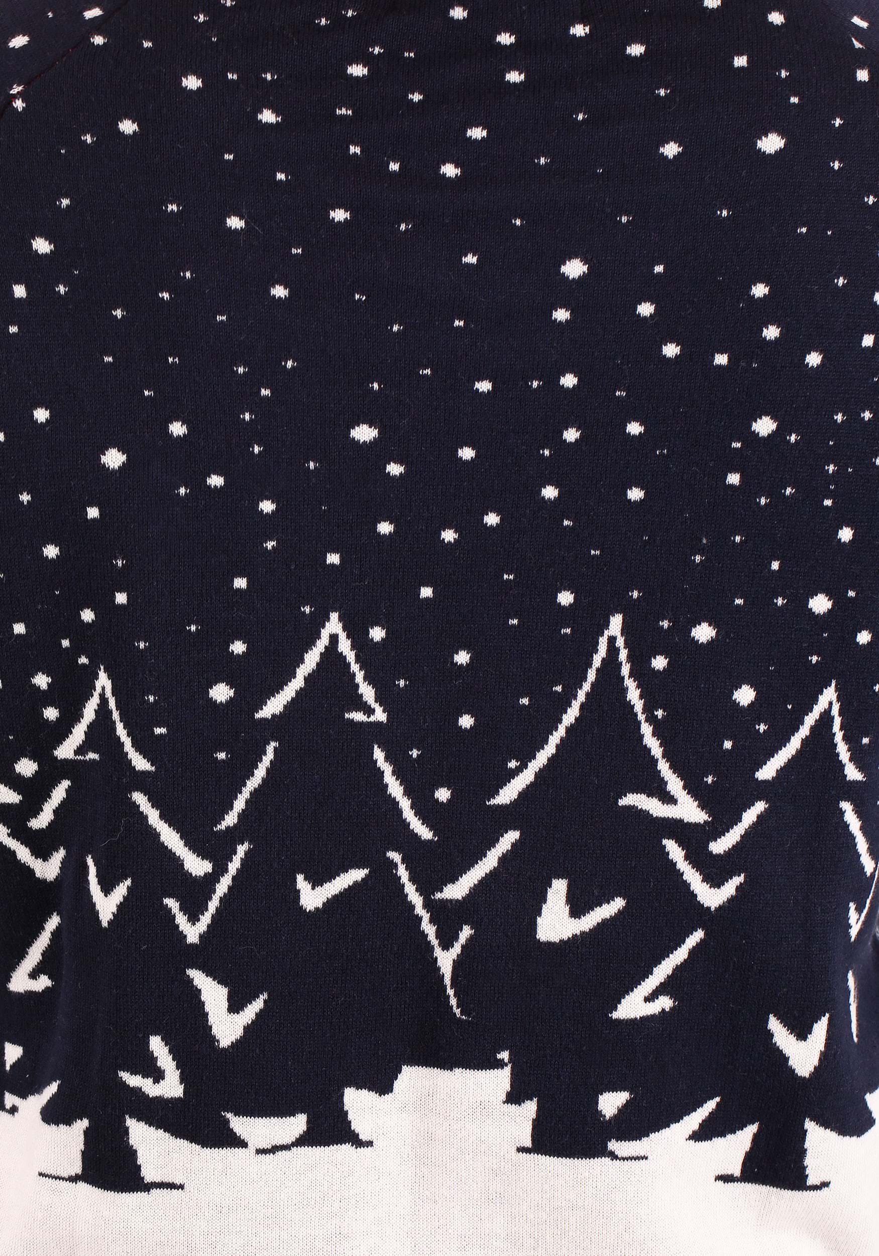 Vintage Santa & Reindeer Ugly Christmas Sweater for Adults