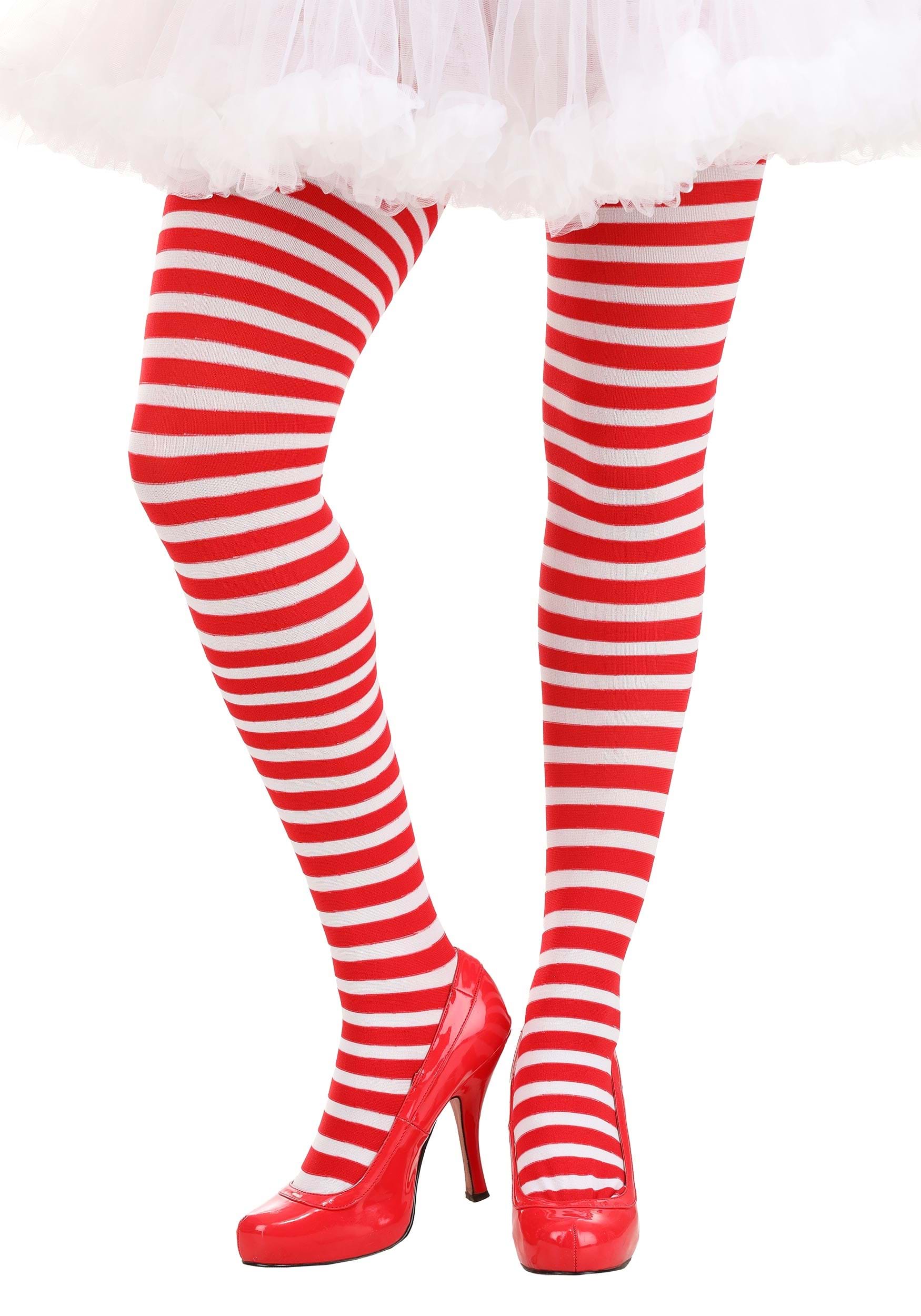 Candy Stripe Costume Tights for Women