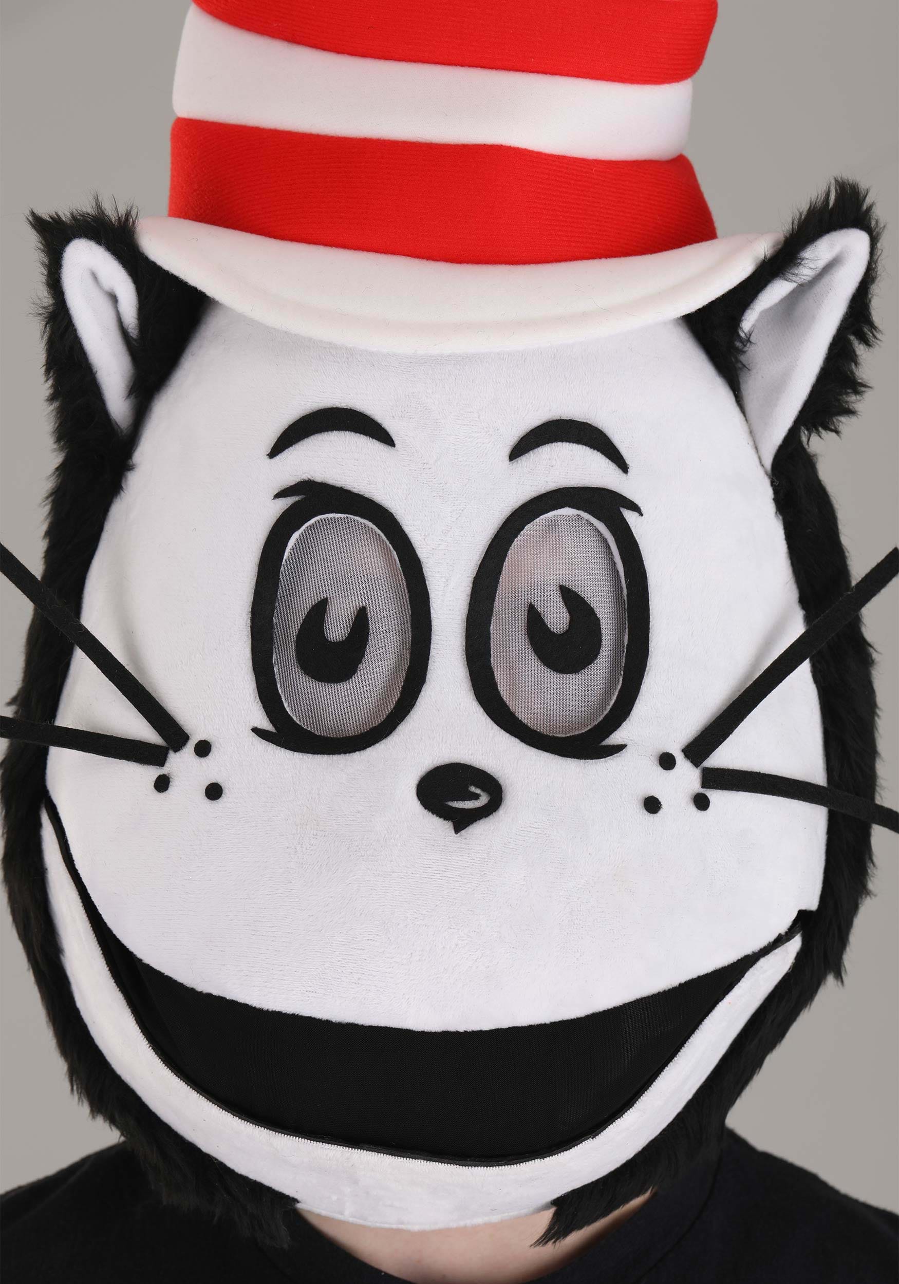 The Cat in The Hat Mouth Mover Adult Mask 4 The Cat in The Hat Mouth Mover Adult Mask