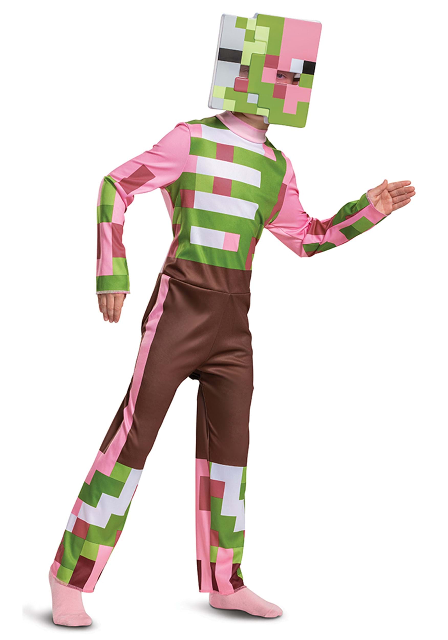 Kid's Minecraft Zombie Pigman Classic Costume