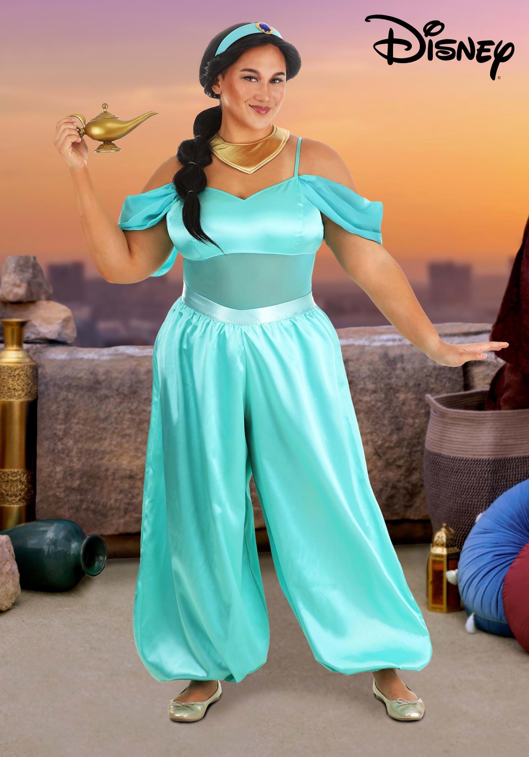 Plus Size Women's Disney Aladdin Jasmine Costume