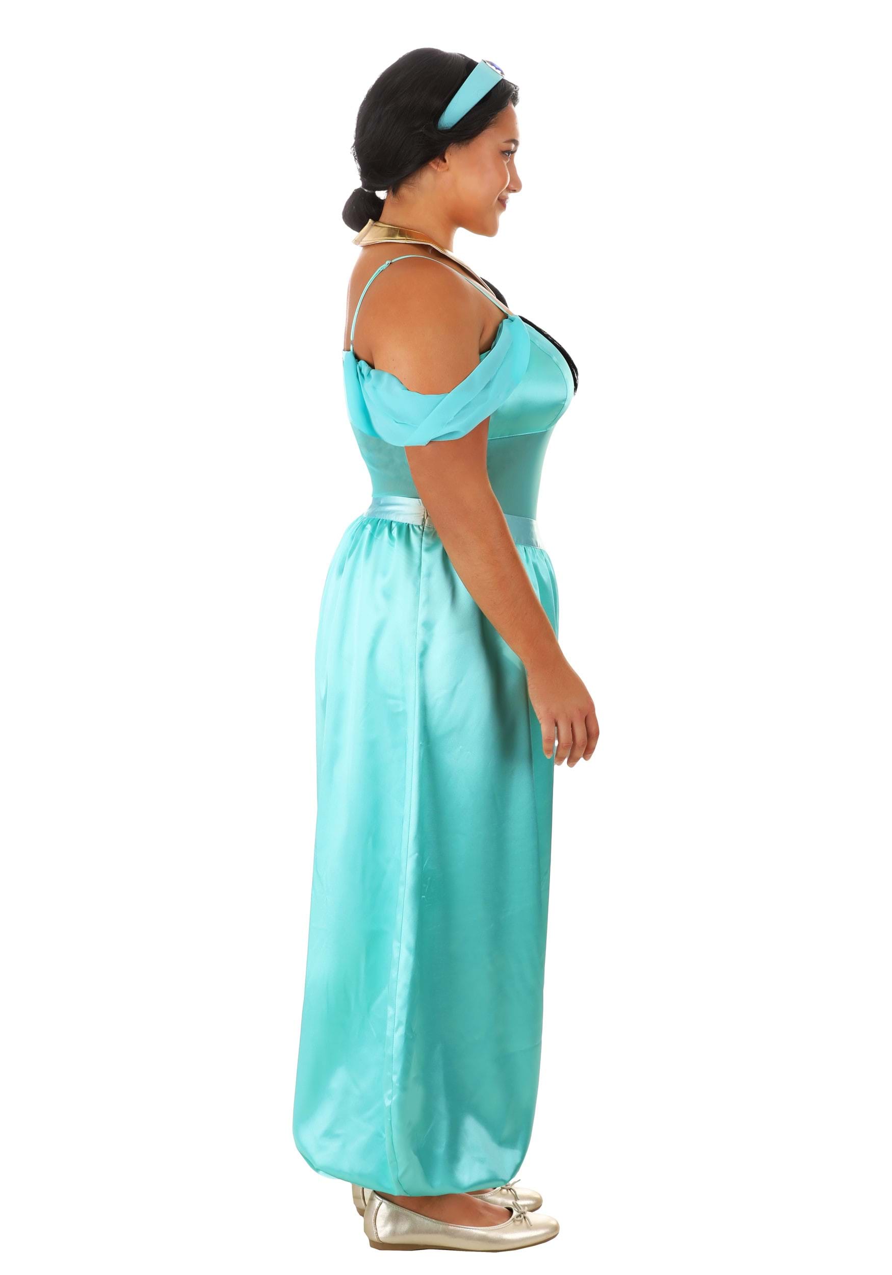 Plus Size Women's Disney Aladdin Jasmine Costume 5 Plus Size Women's Disney Aladdin Jasmine Costume