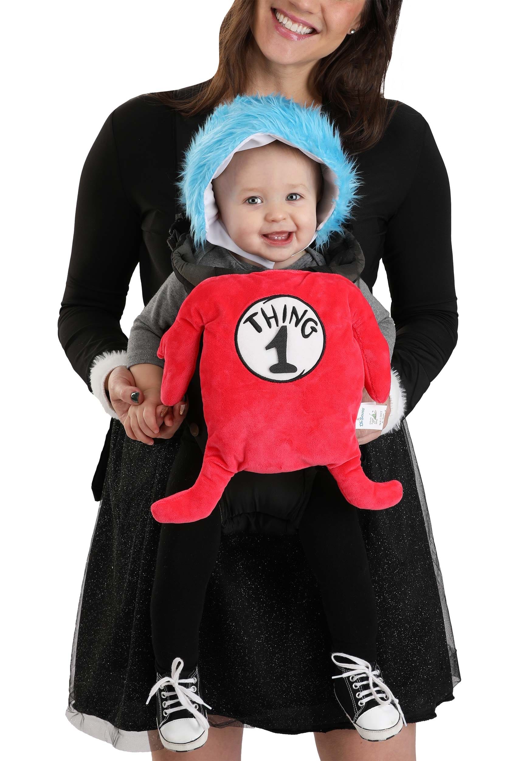 Dr. Seuss Costume Thing 1 & 2 Baby Carrier Cover