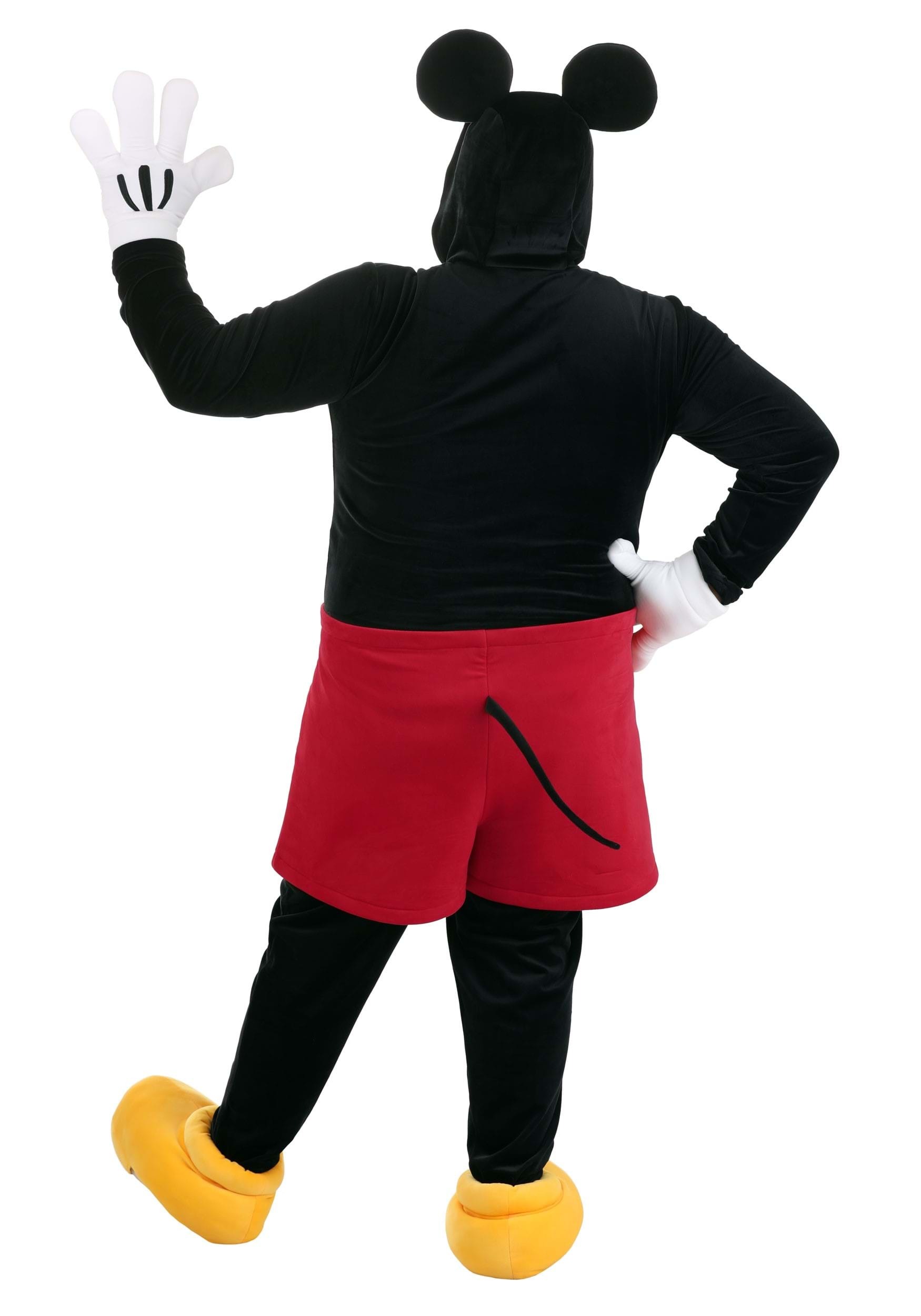 Plus Size Disney Deluxe Mickey Mouse Costume for Adults