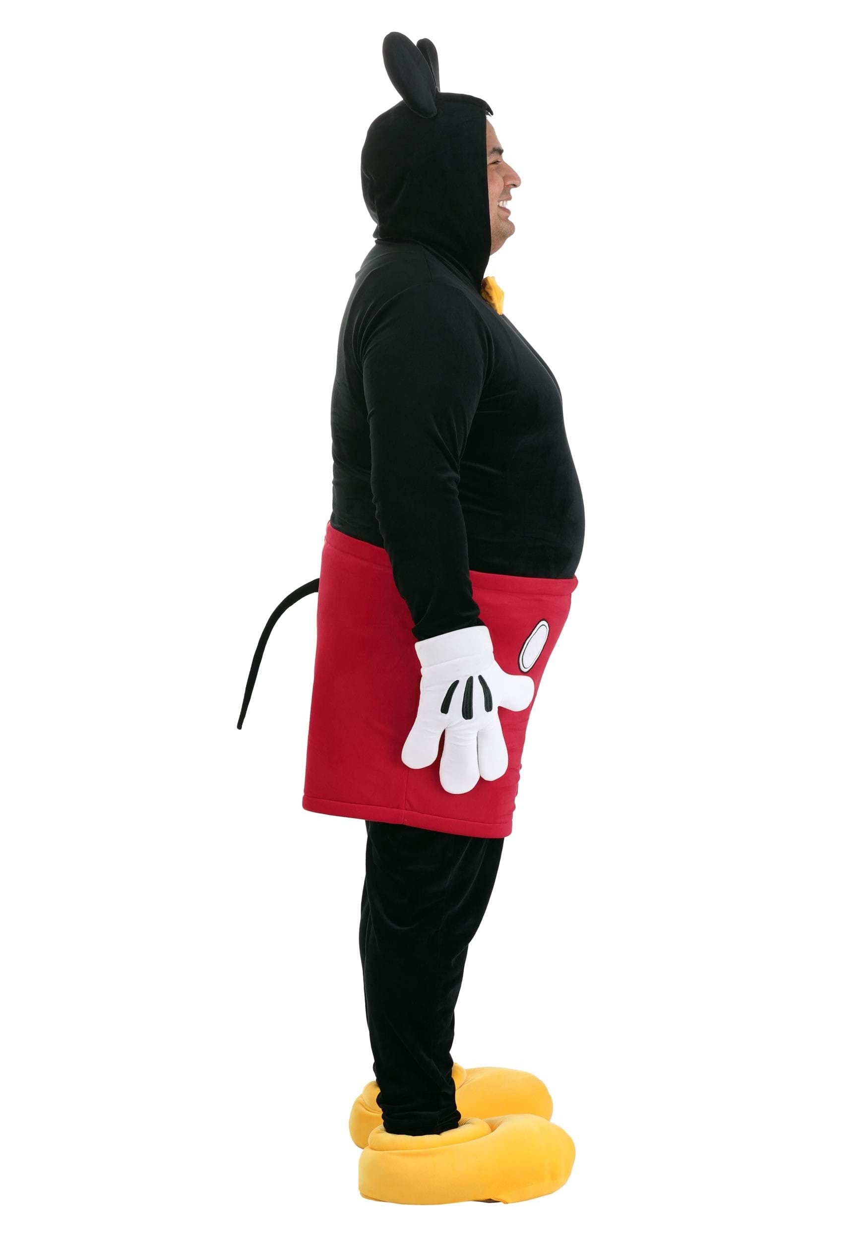 Plus Size Disney Deluxe Mickey Mouse Costume for Adults