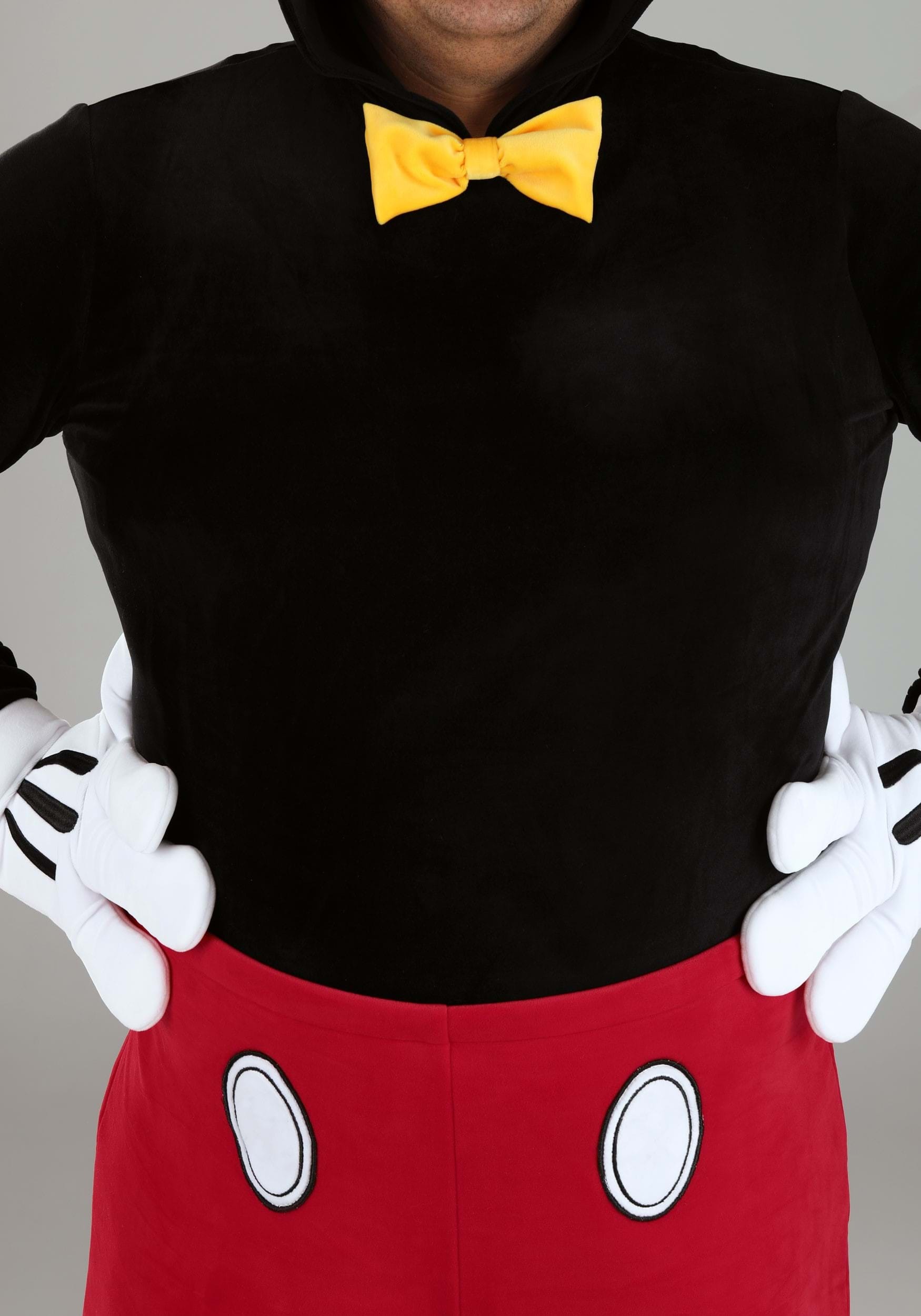 Plus Size Disney Deluxe Mickey Mouse Costume for Adults