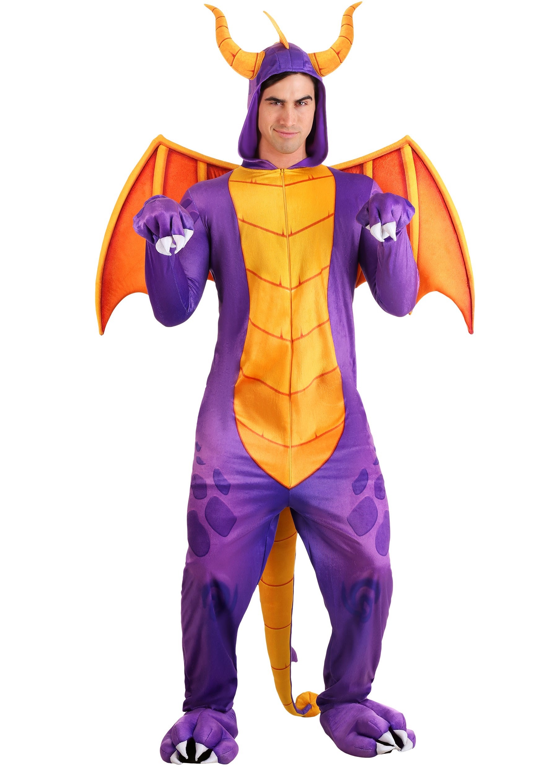 Spyro the Dragon Adult Costume Jumpsuit