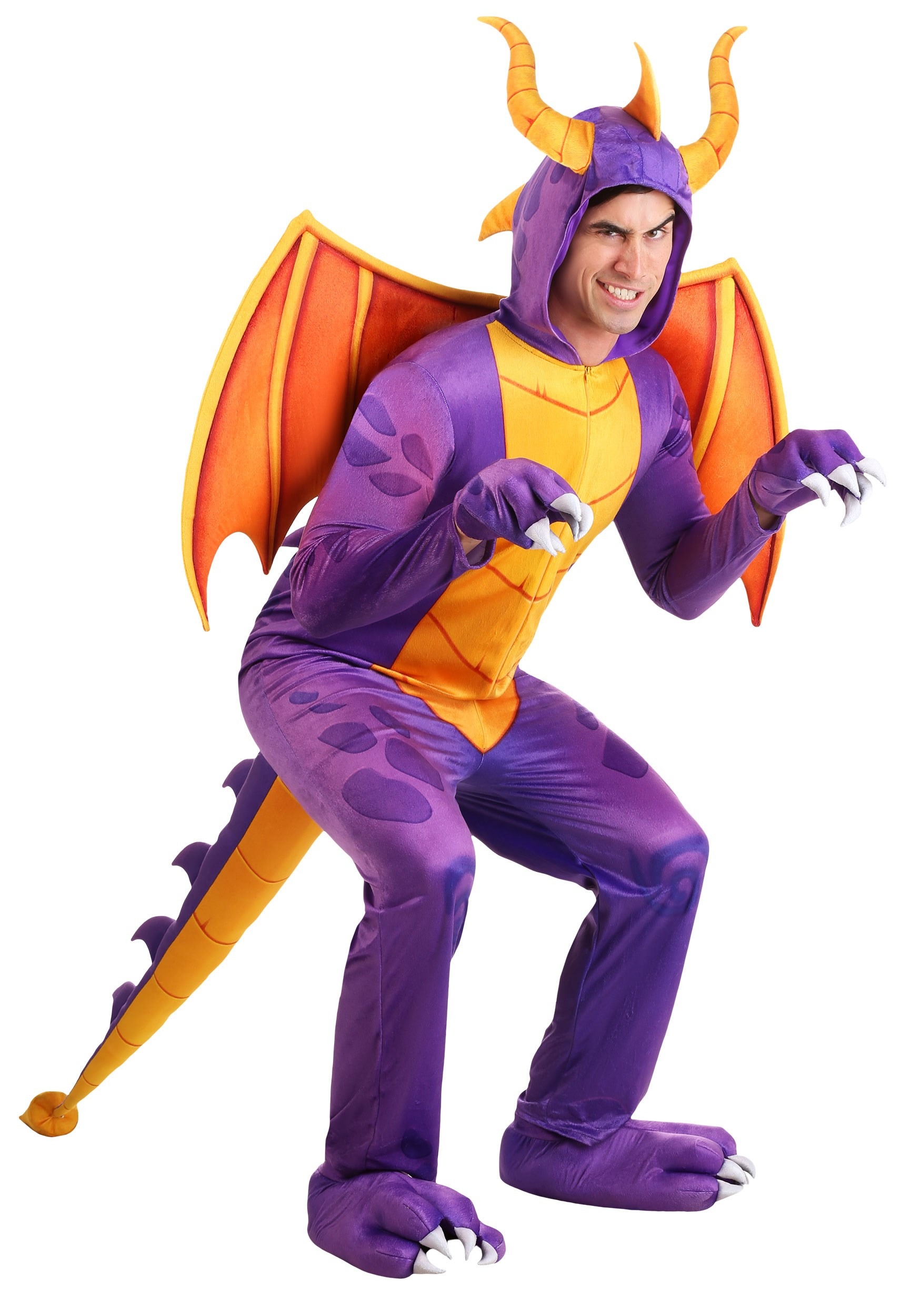 Spyro the Dragon Adult Costume Jumpsuit