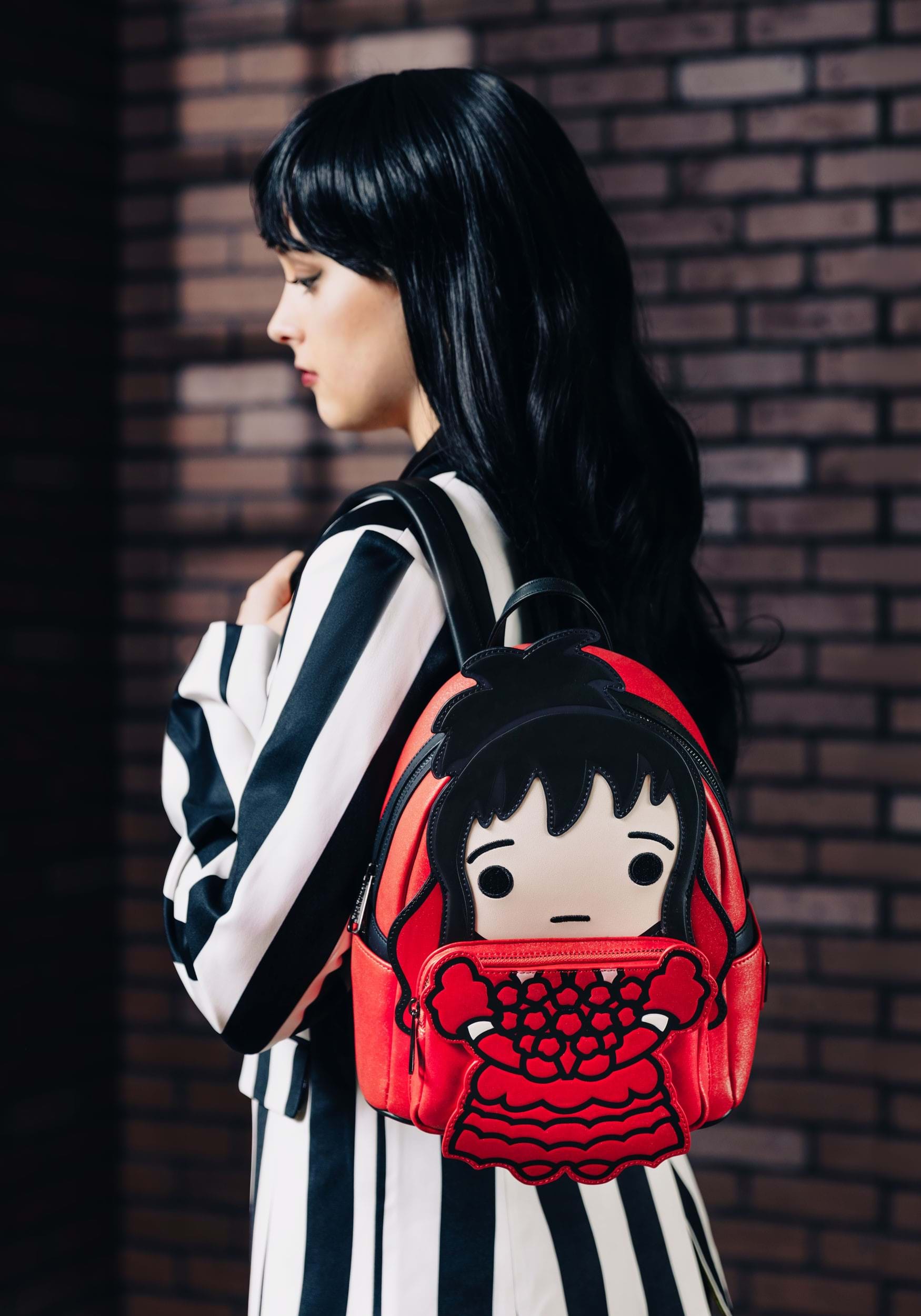 Beetlejuice Wedding Lydia Loungefly Mini Backpack