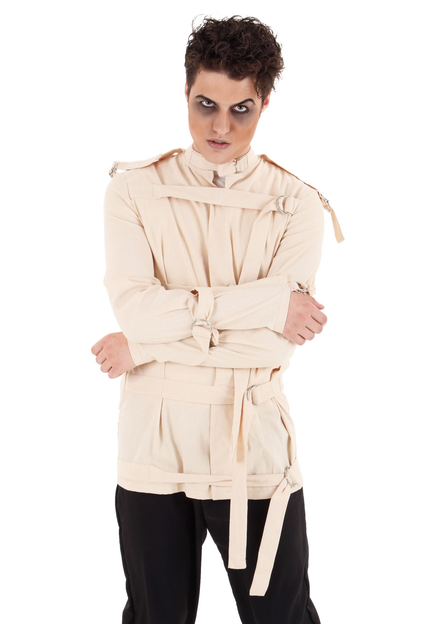 Men's Plus Size Straight Jacket Costume