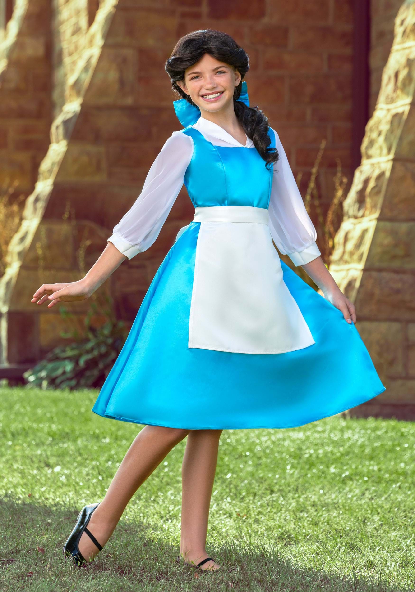 Disney Beauty and the Beast Tween Belle Blue Costume Dress