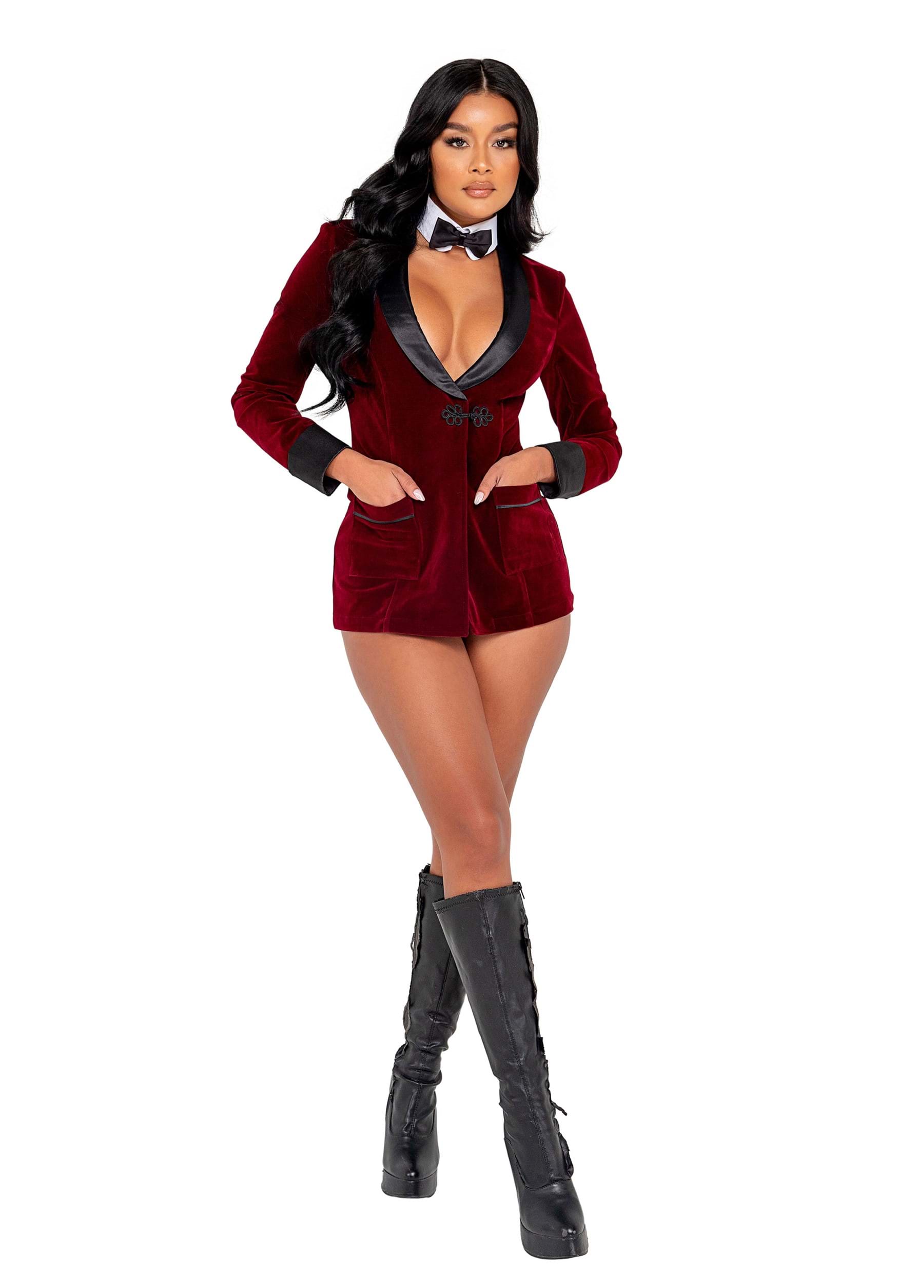 Playboy Smoking Jacket Women's Costume