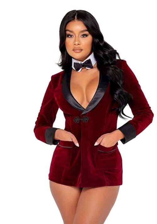 Playboy Smoking Jacket Women's Costume