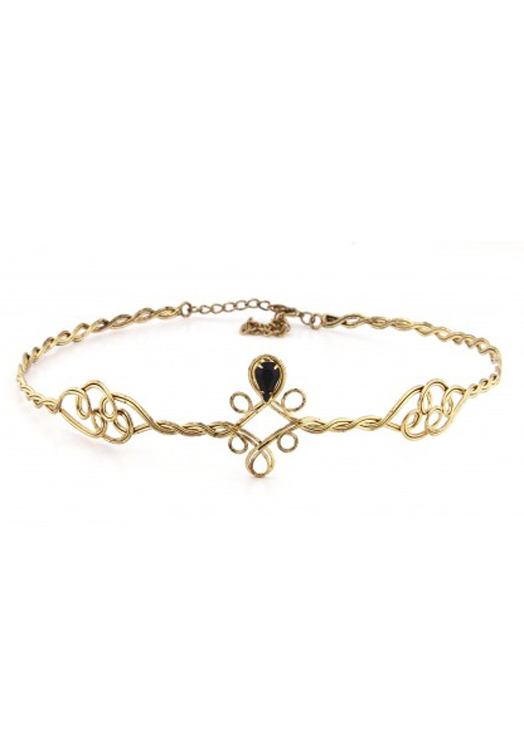 Antique Black and Gold Adjustable Circlet