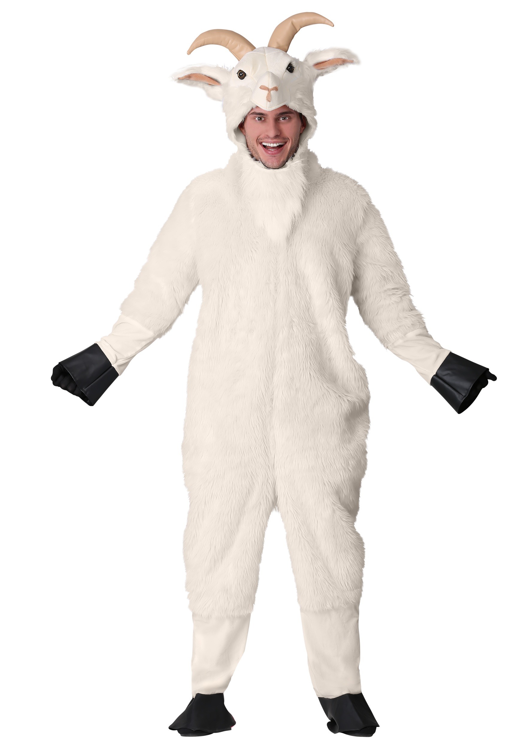 Plus Size Mountain Goat Cozy Costume 1 Plus Size Mountain Goat Cozy Costume