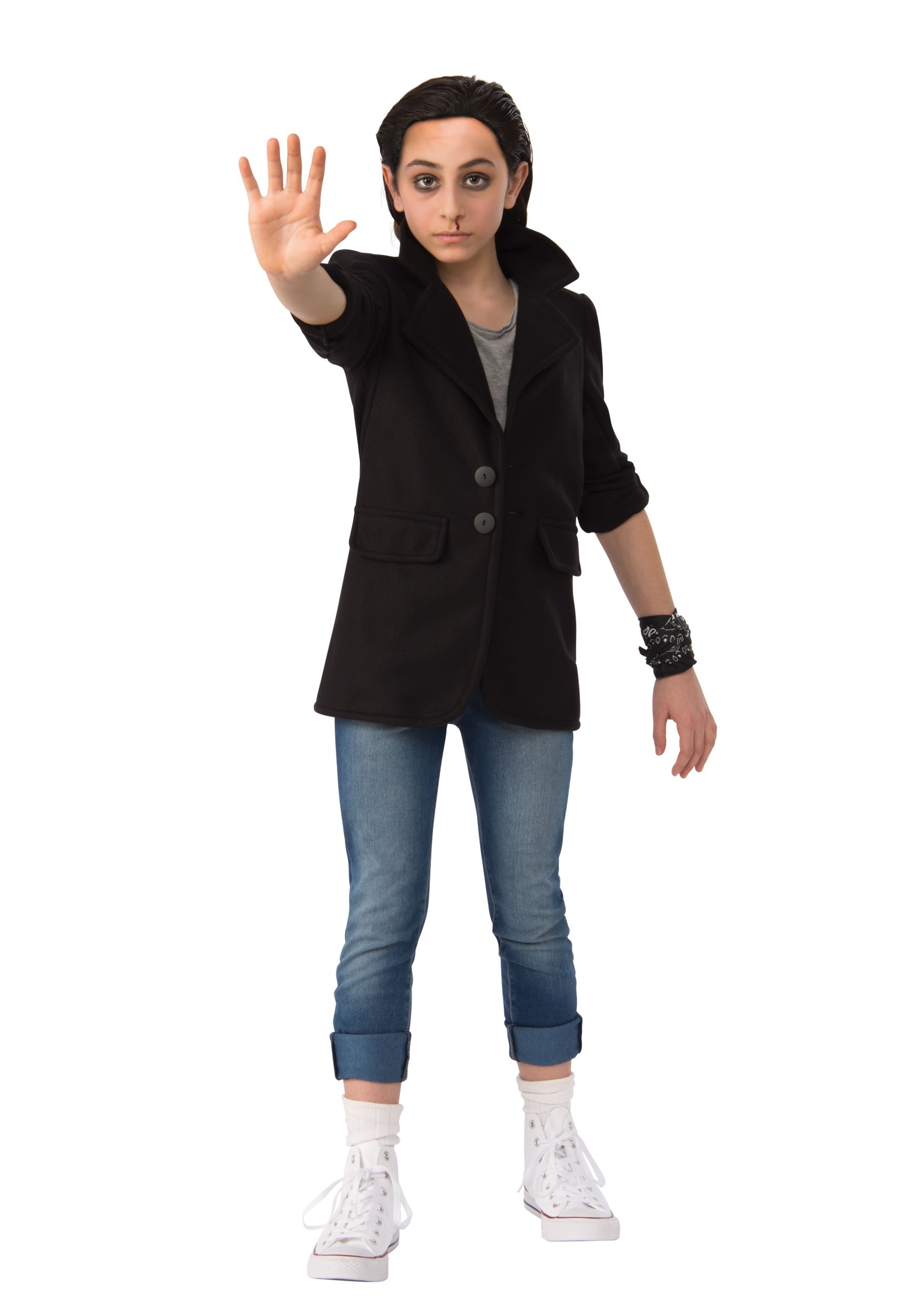 Stranger Things Eleven Punk Costume for Children 1 Stranger Things Eleven Punk Costume for Children