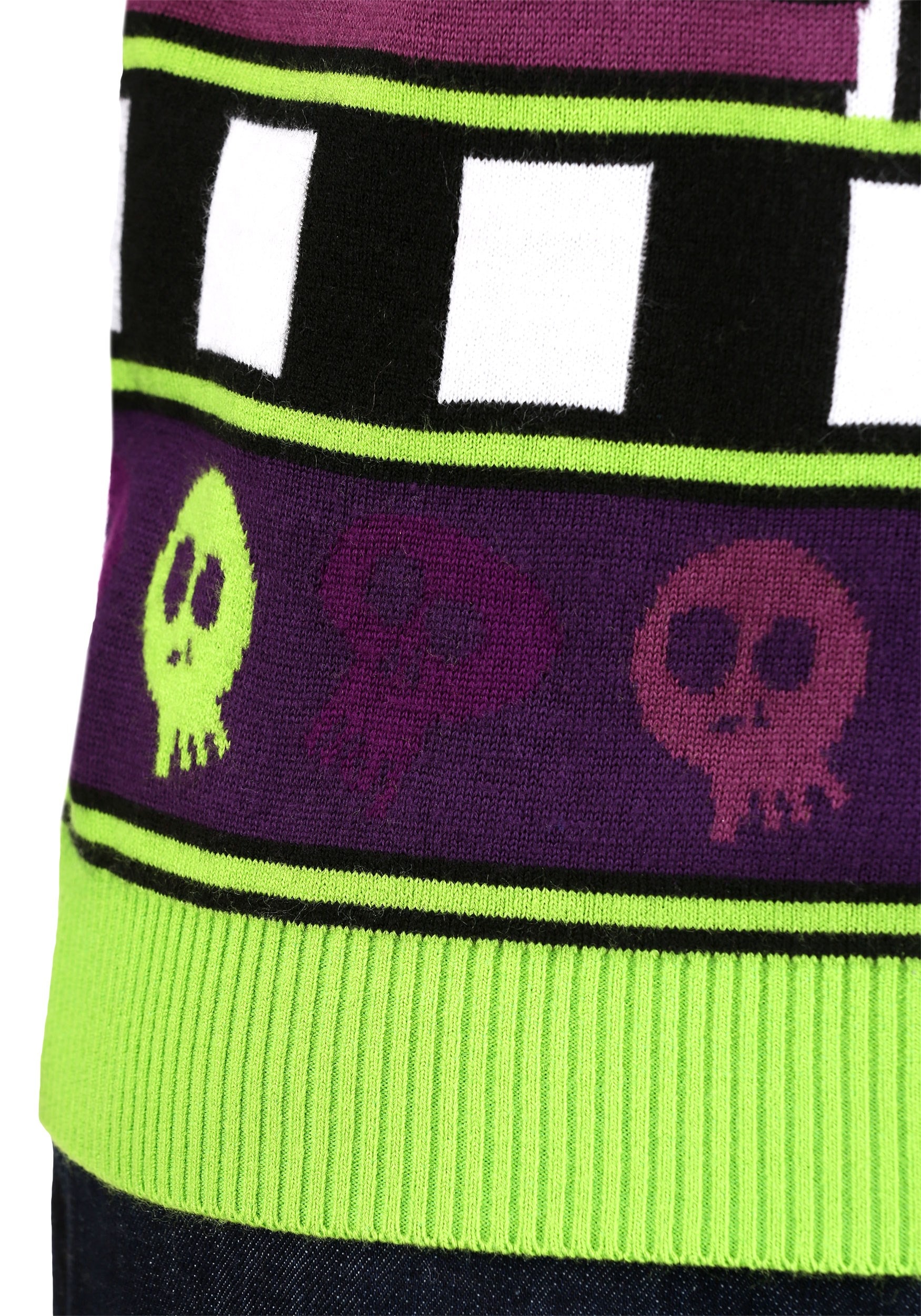 Beetlejuice It's Showtime! Adult Ugly Halloween Sweater