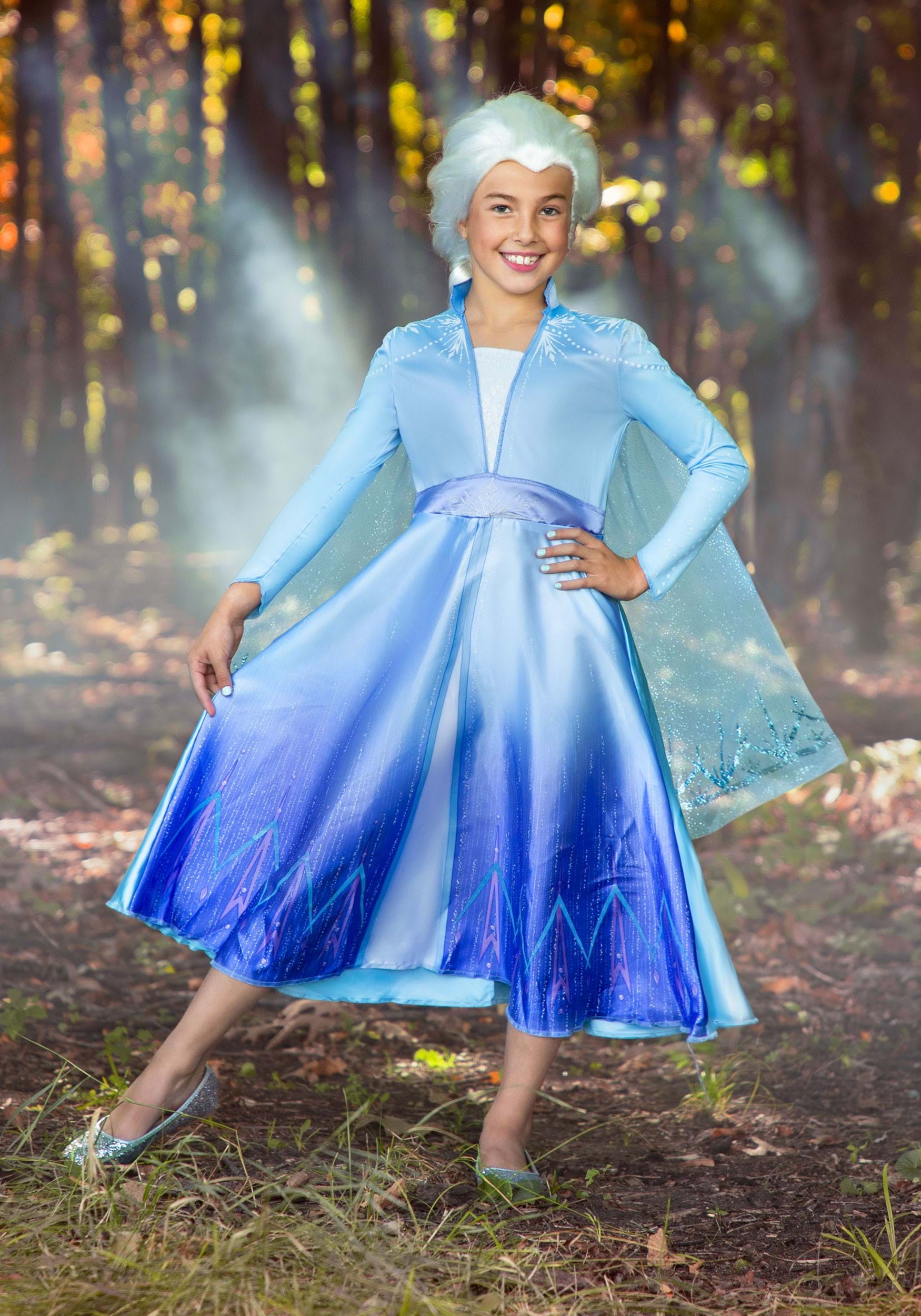 Disney Frozen 2 Deluxe Girl's Elsa Costume
