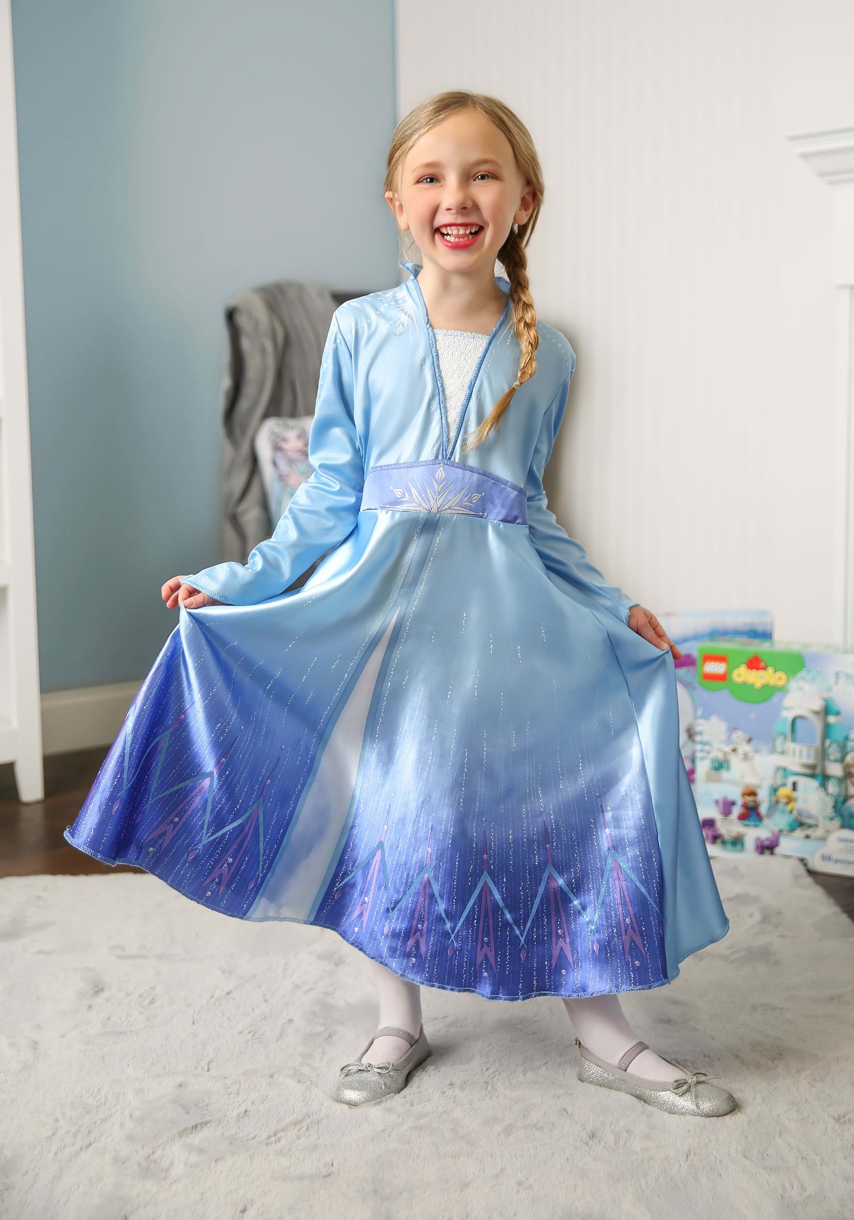 Disney Frozen 2 Deluxe Girl's Elsa Costume