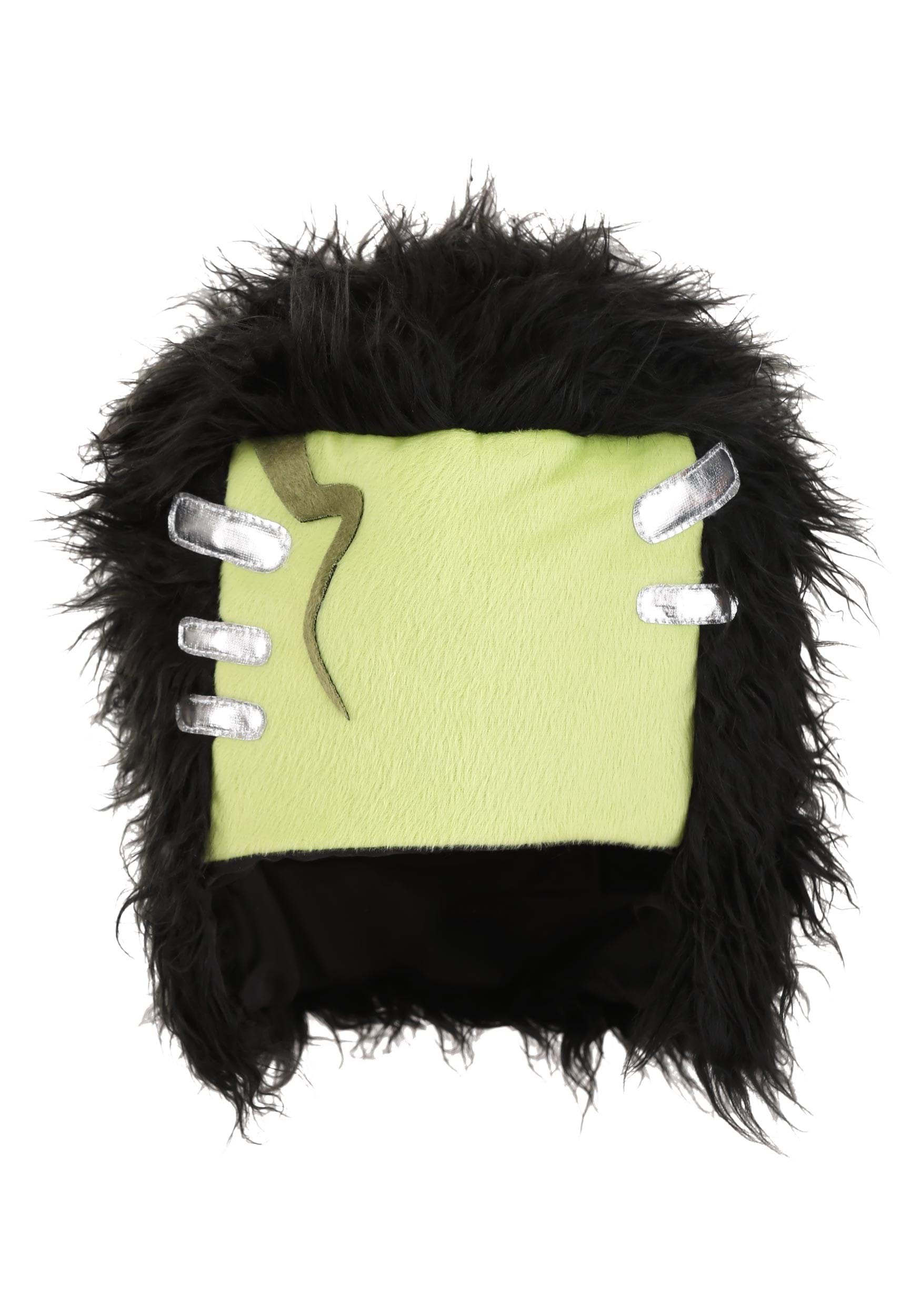 Plush Frankenstein Costume Hat for Adults
