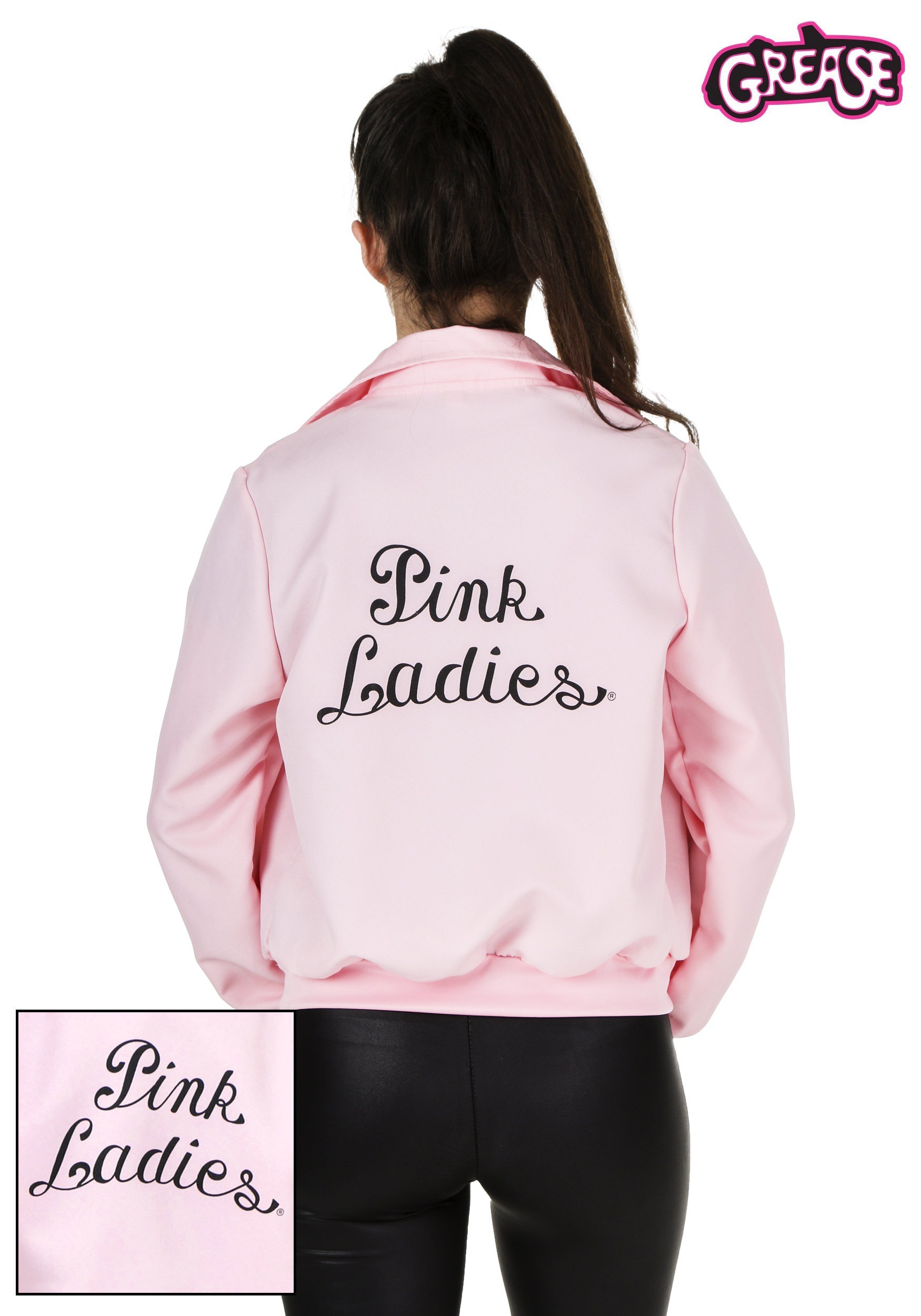 Deluxe Pink Ladies Womens Jacket Costume