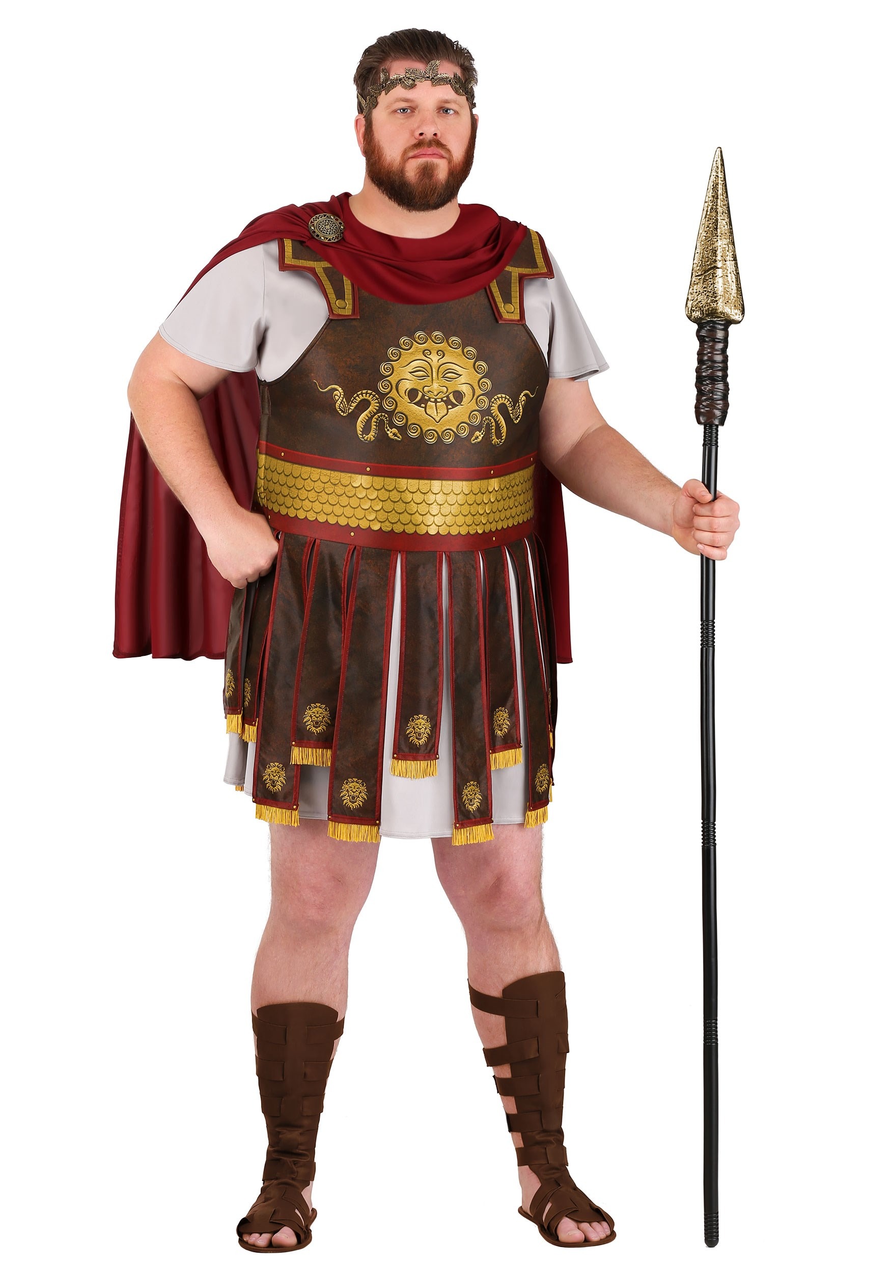 Plus Size Roman Warrior Costume for Men