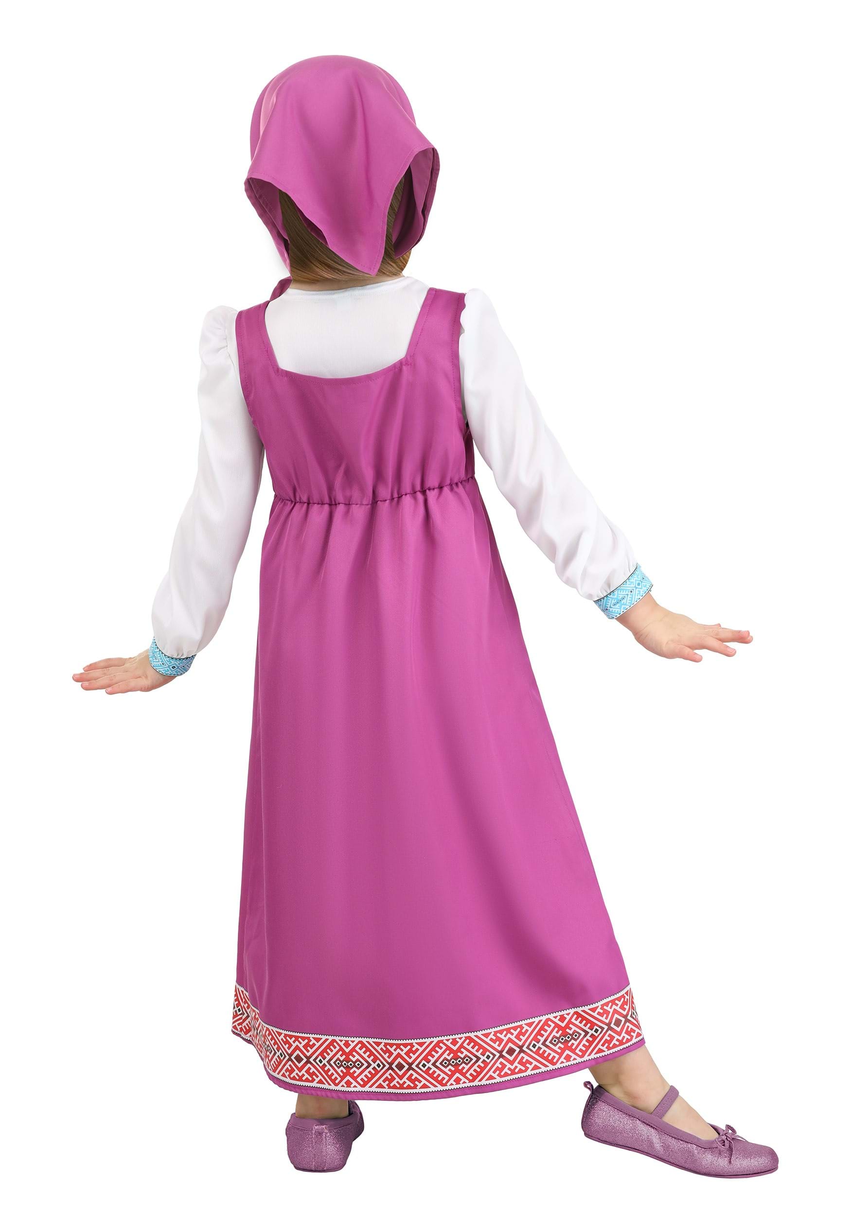 Masha and the Bear Girl's Toddler Masha Costume