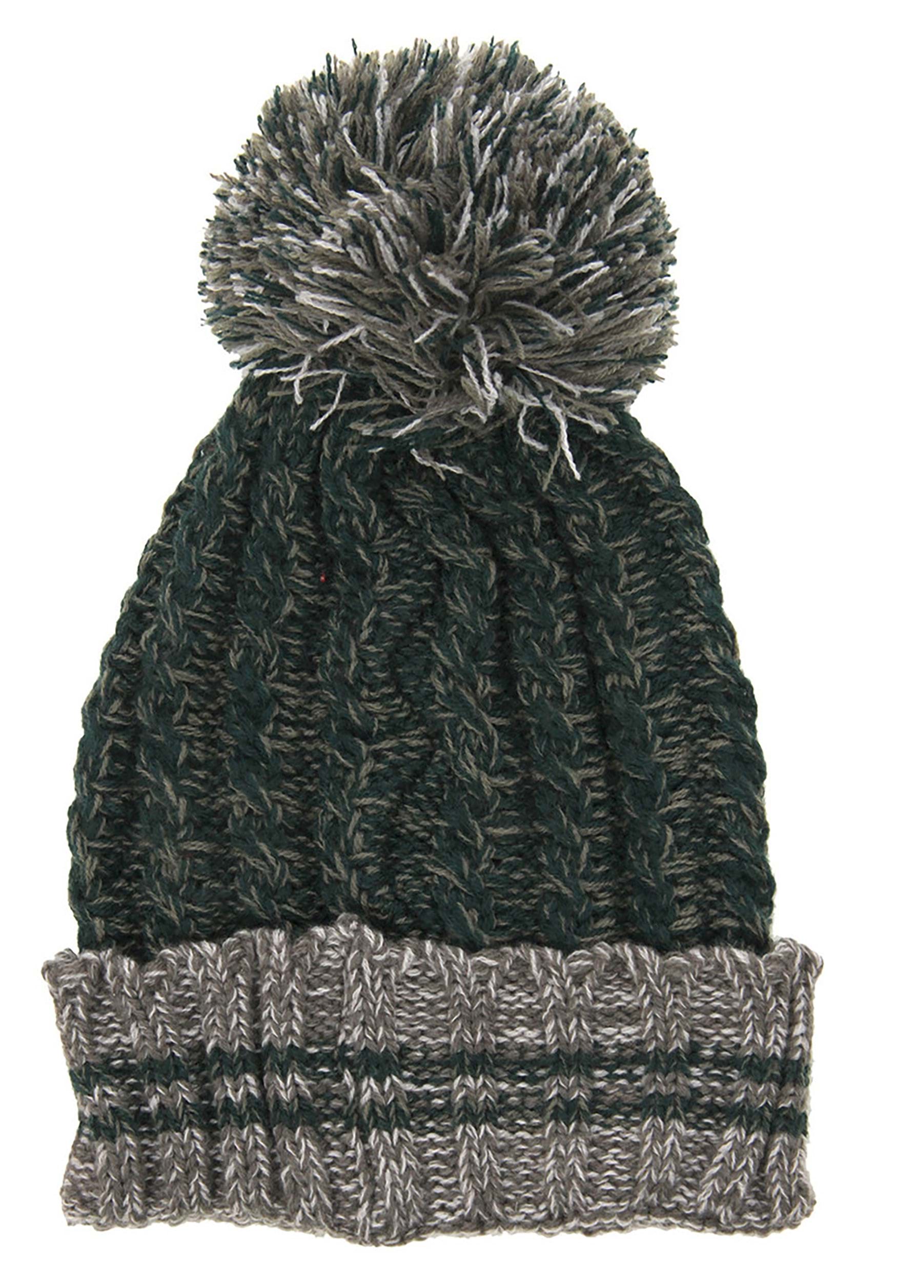 Harry Potter Slytherin Heathered Pom Beanie 6 Harry Potter Slytherin Heathered Pom Beanie