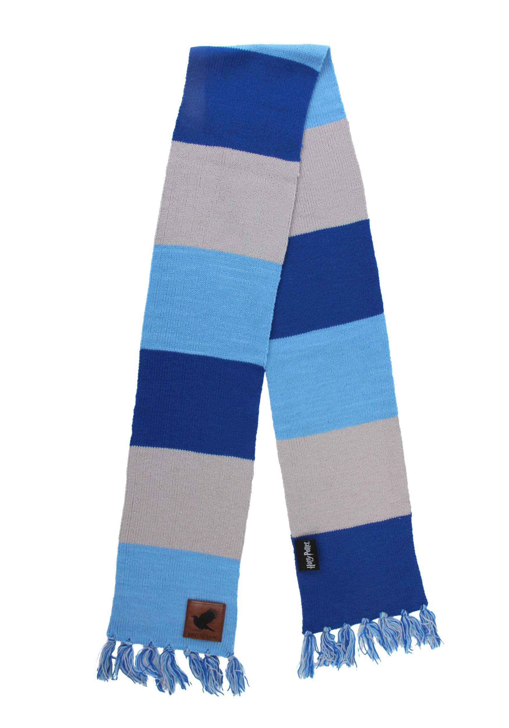 Harry Potter Patch Striped Ravenclaw Scarf