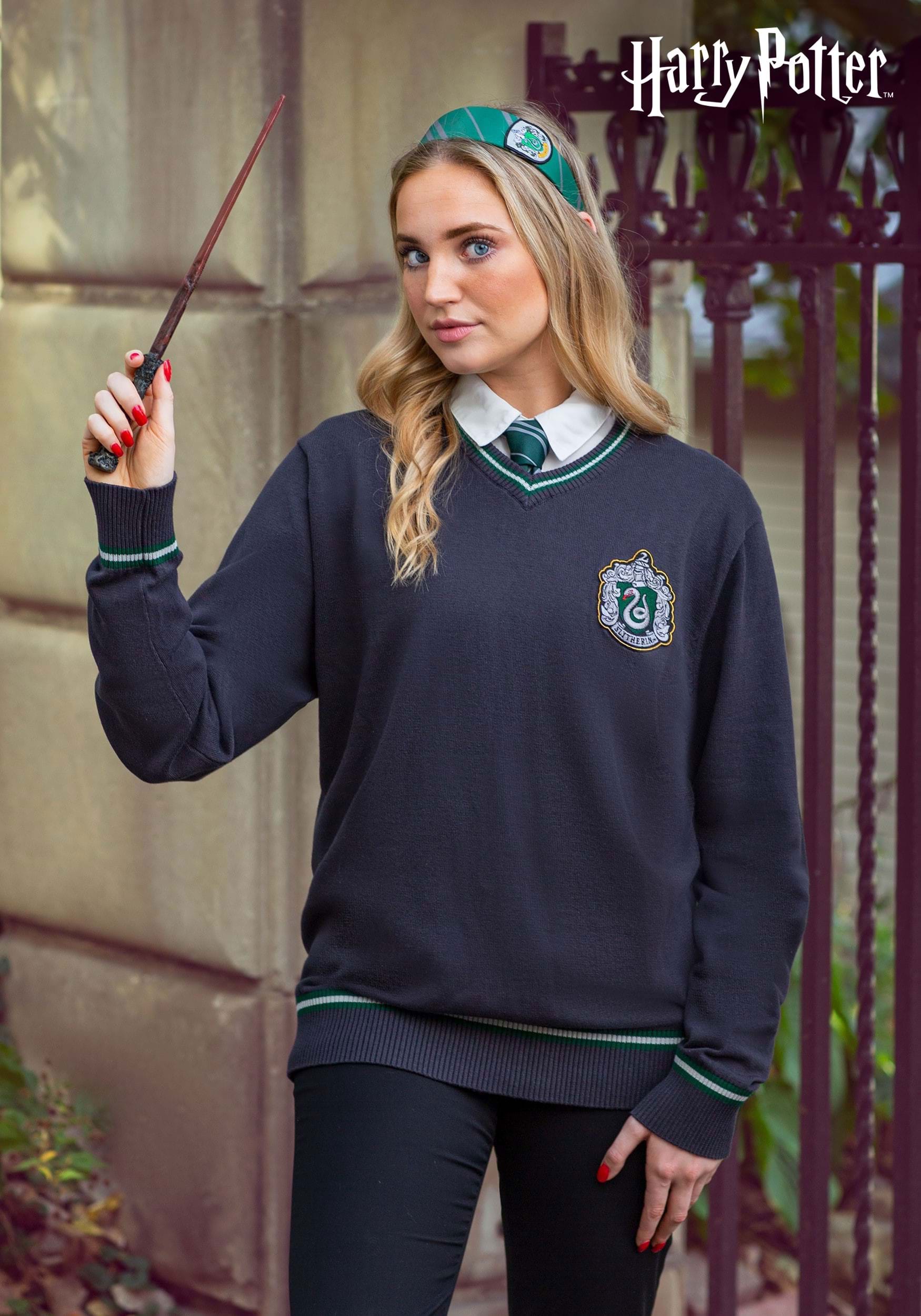 Slytherin Uniform Harry Potter Sweater for Adults