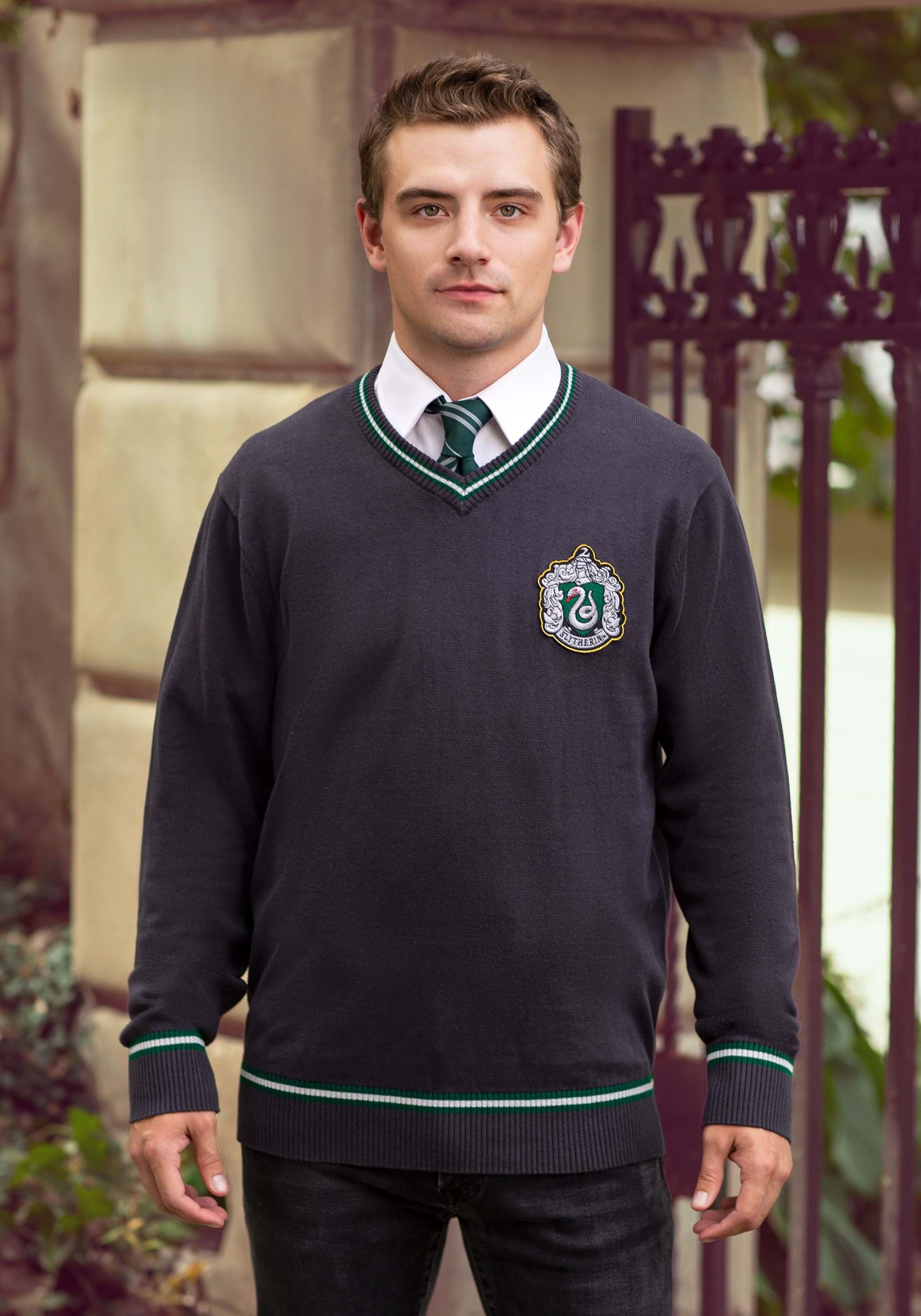 Slytherin Uniform Harry Potter Sweater for Adults